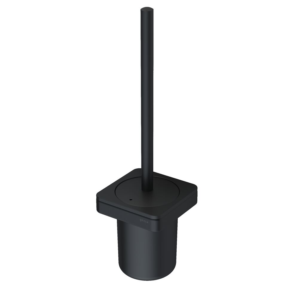 Geesa Frame toiletborstel met houder zwart/zwart 918811-06-06