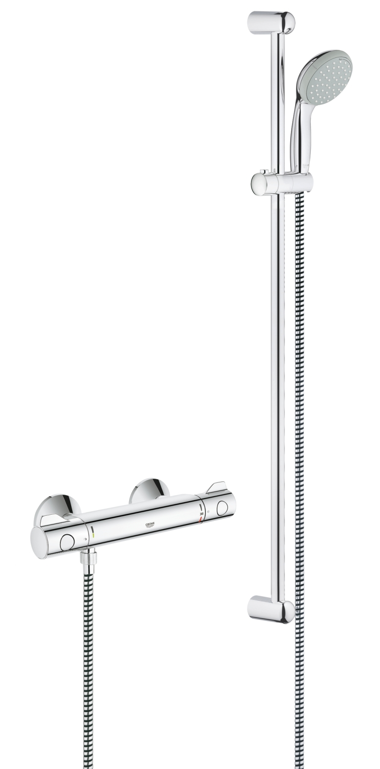 Grohe Grohtherm 800 Comfortset 150 mm met koppelingen 34566002
