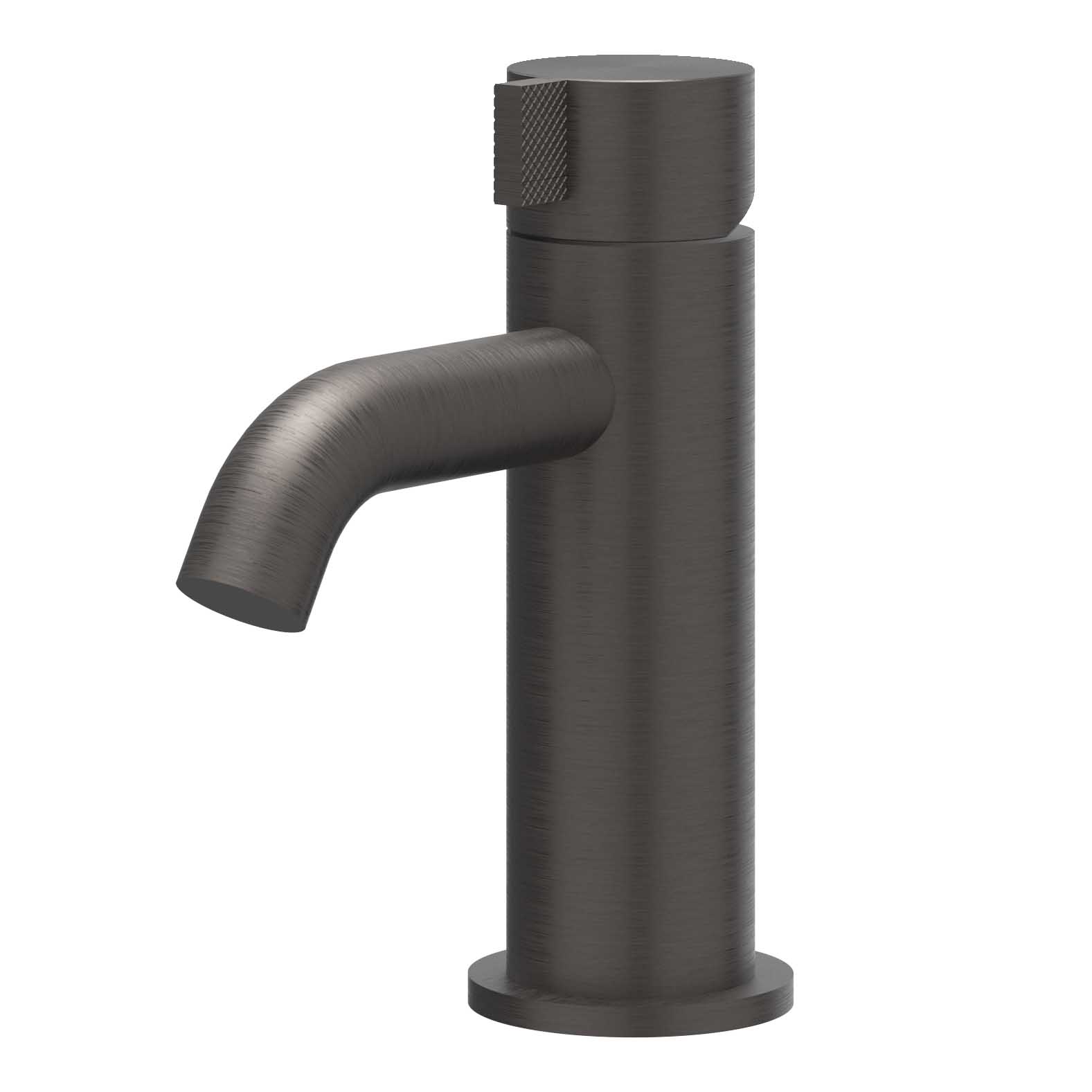 IVY Tribe Eenhendel wastafelmengkraan opbouw model S coldstart 6100374 RVS316 gebr. carbon black PVD