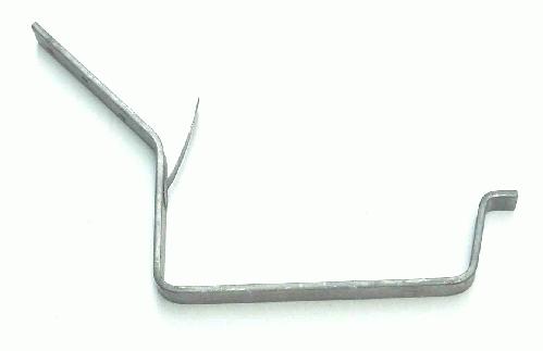 Gegalvaniseerde gootbeugel B37 lip en klang 30x5 45 graden