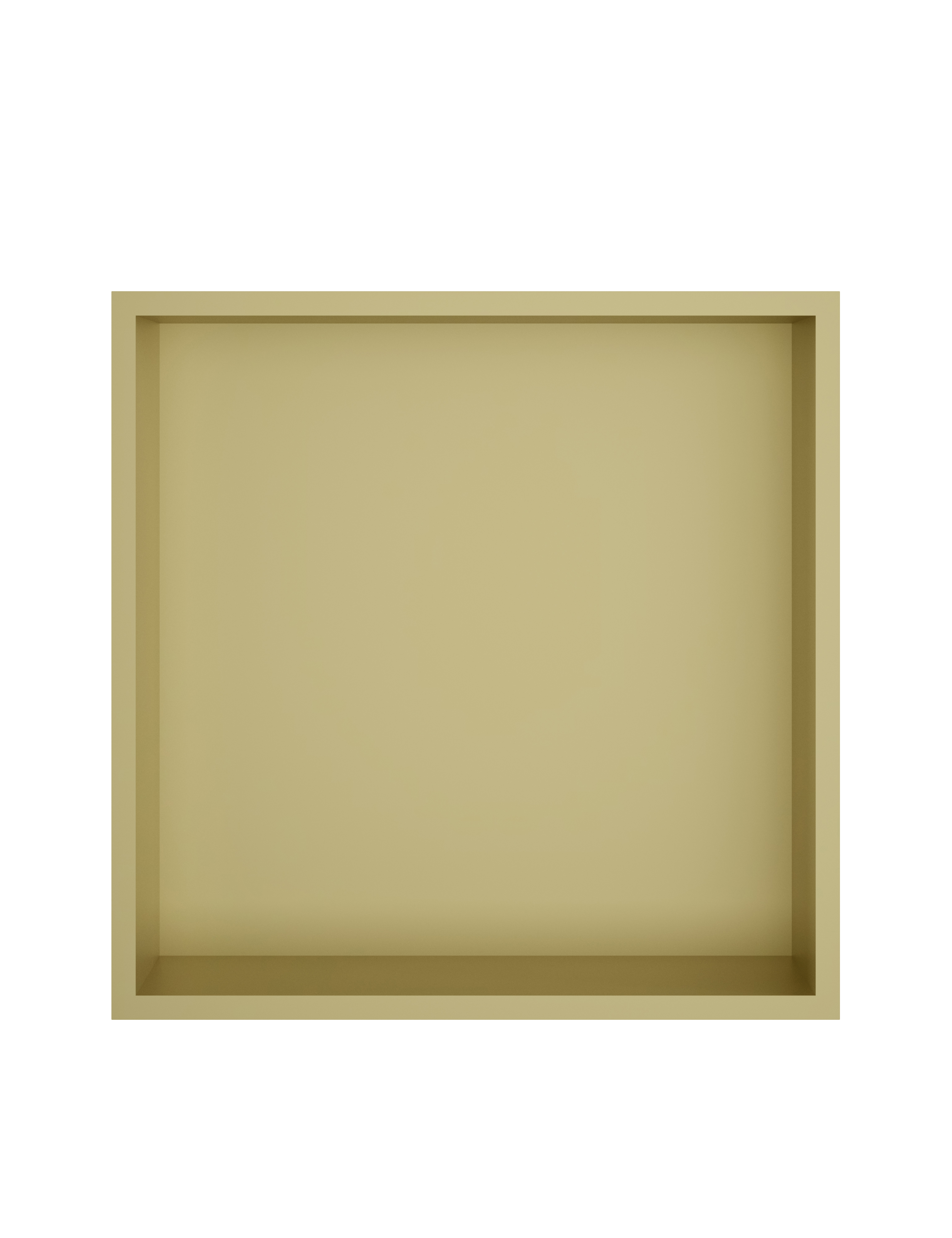 Hotbath More inbouwbox of inbouwnis 30x30x10cm BOX030BBP Geborsteld messing PVD