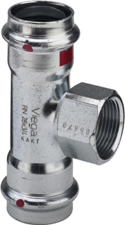 Viega Prestabo T stuk binnendraad 35x3/4x35 558949