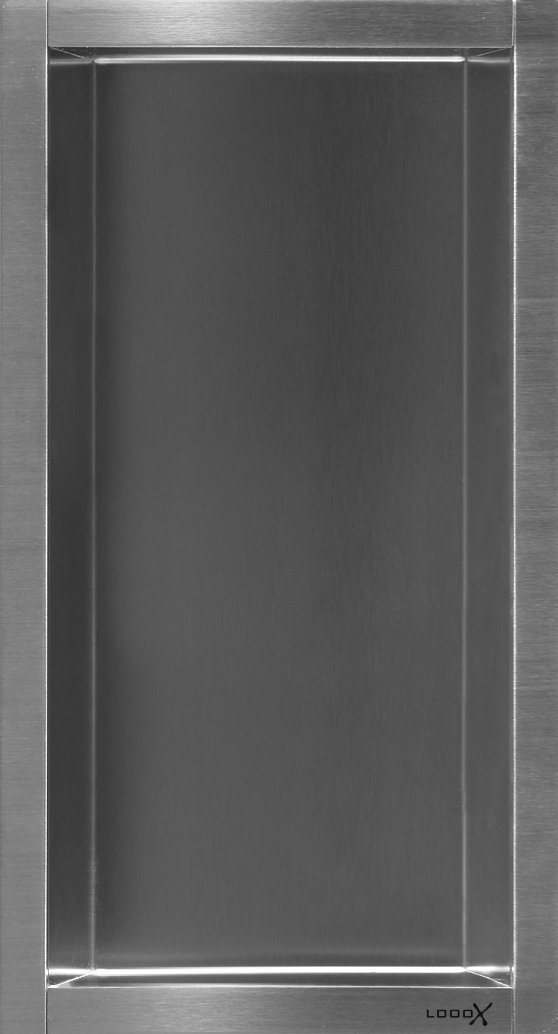LoooX BOX15 inbouwnis 150 x 300 mm. RVS geborsteld BOX15