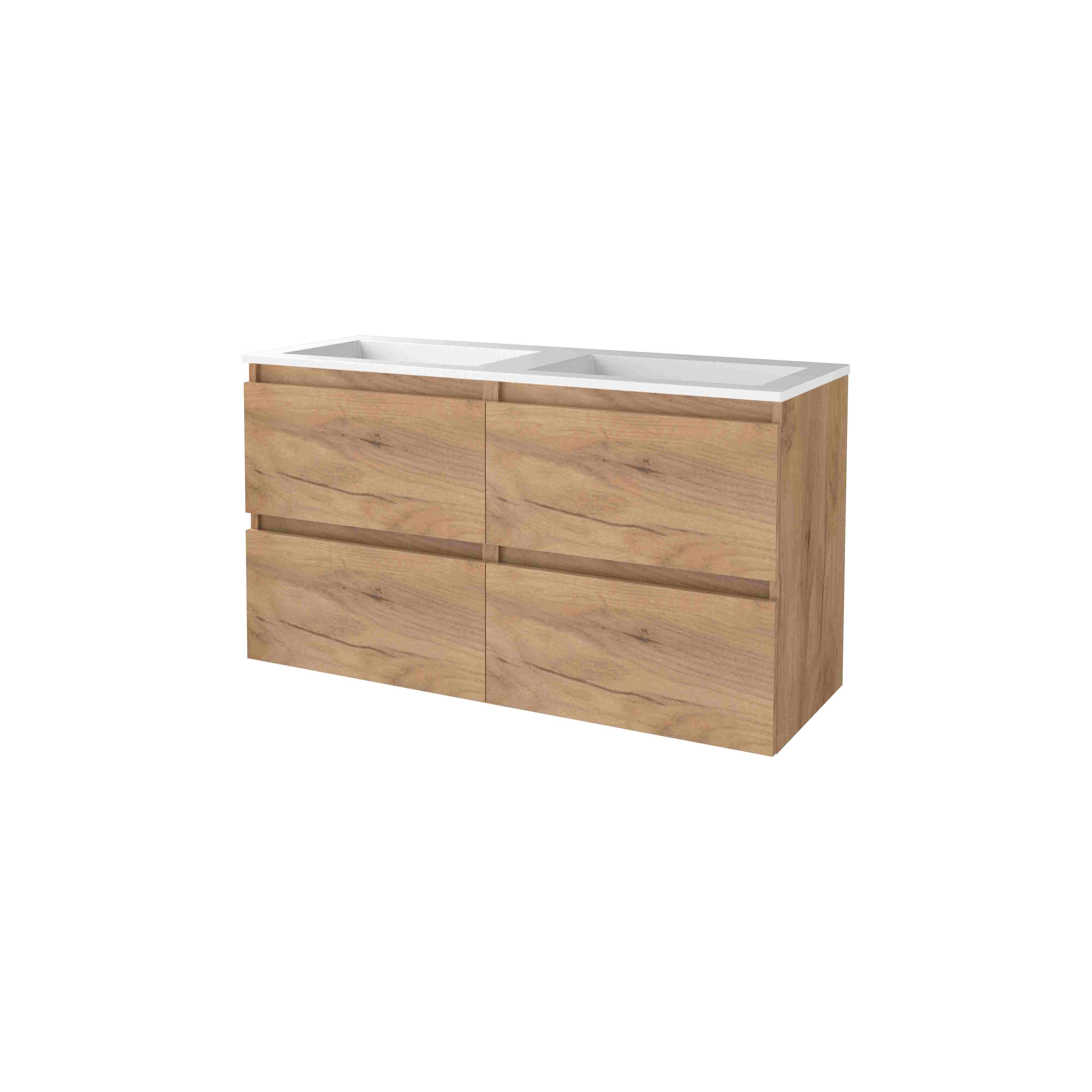 Basic Start 46 set 120x46cm greepl. 4 la Acryl wast. 0 krgt. S46GL120A0WO Whisky Oak