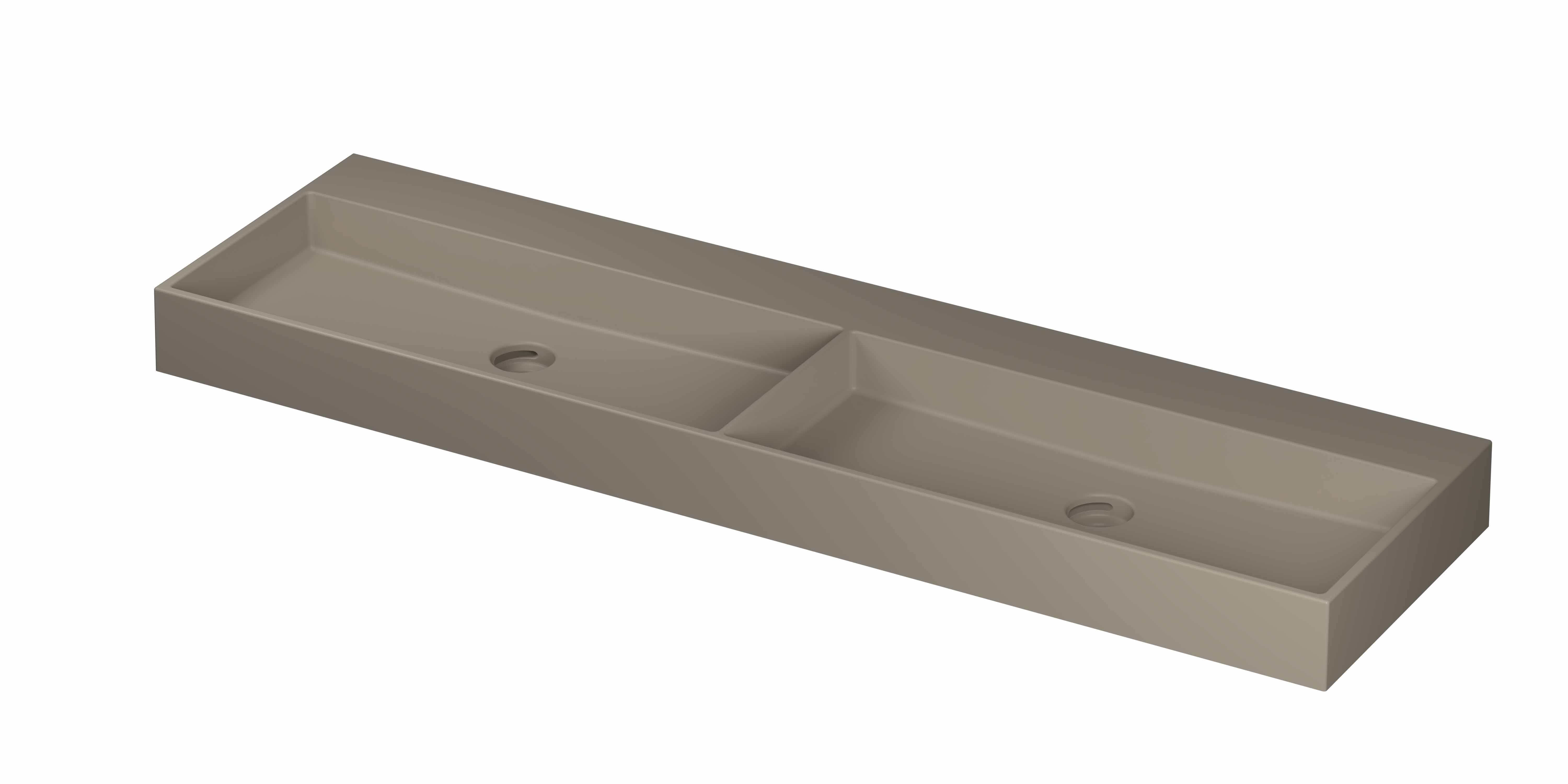 INK United wast. porselein dubbel z. krgt. incl. keram. click plug en verb. overl. syst. 0206483 Mat basento 1600x450x110