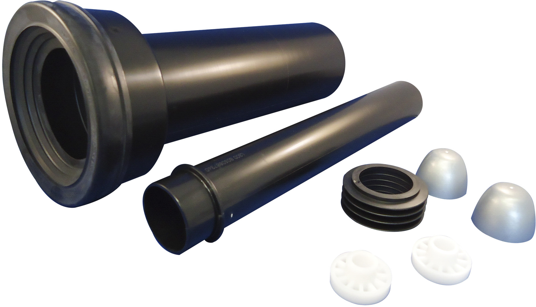 PE aansluitset voor wandcloset 10cm verlengd 152.441.46.1