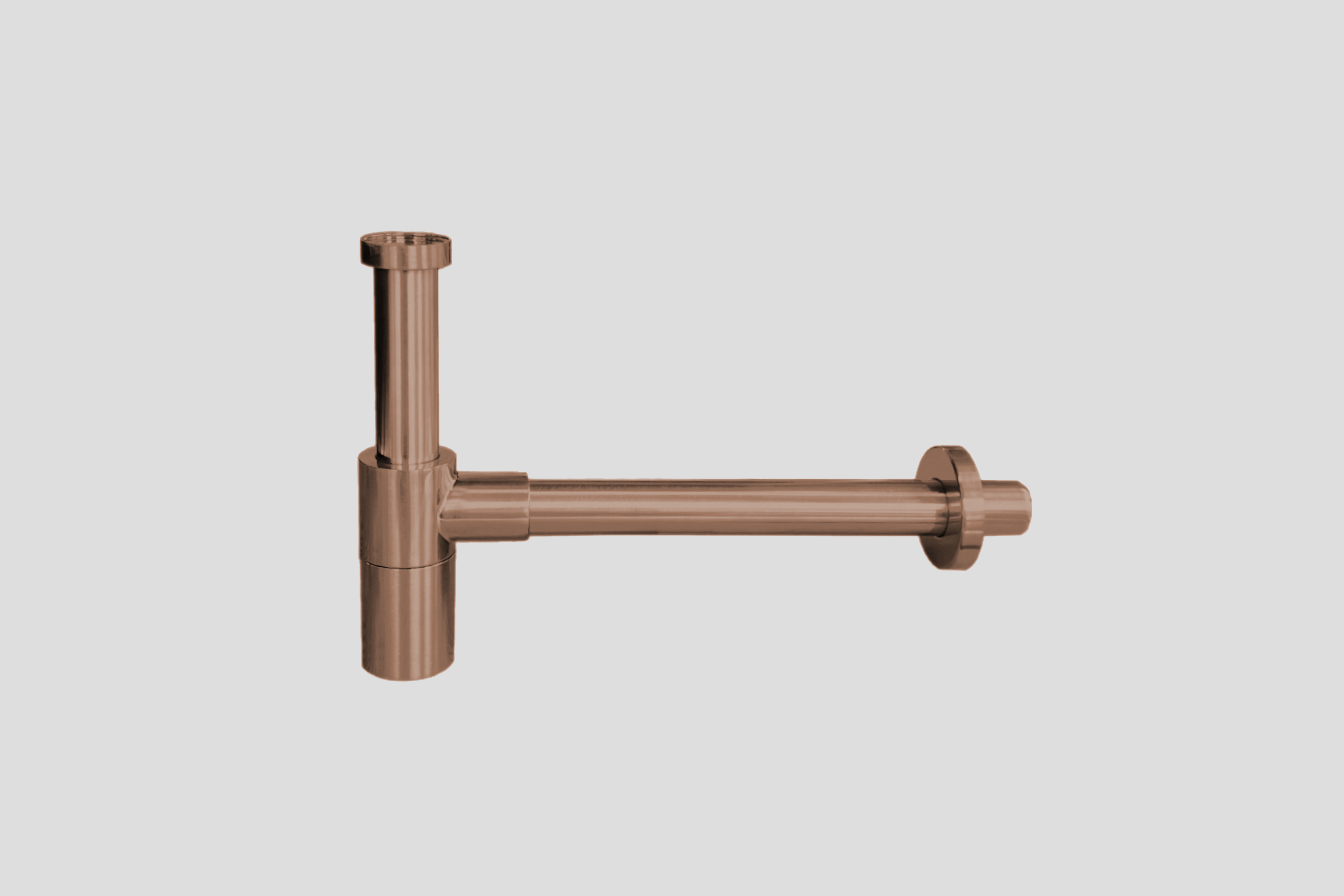 Lagoo Garda universele design sifon G6119BK Brushed Copper PVD