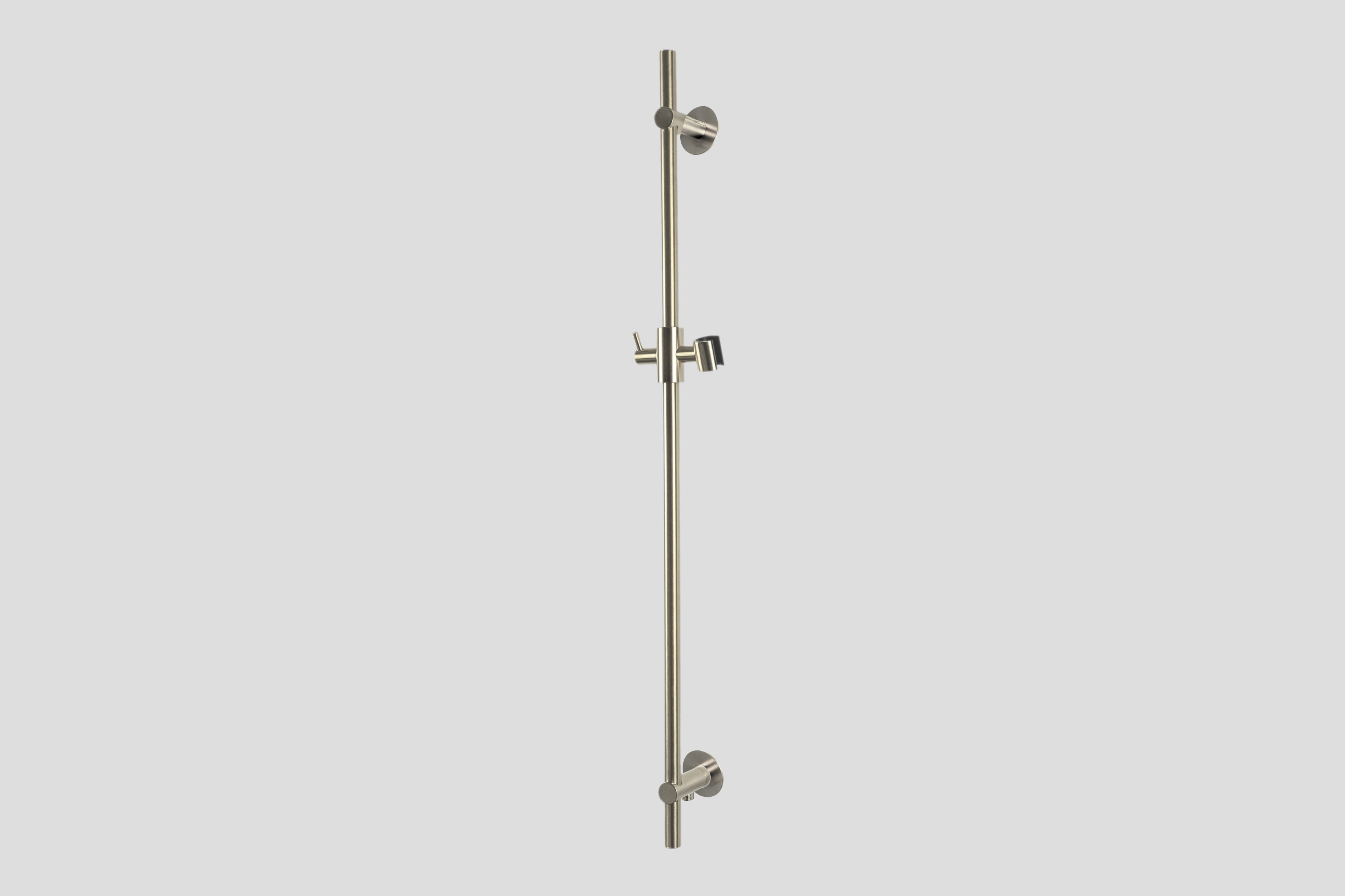 Lagoo Garda Glijstang messing 90 cm m. geintegreerde wateruitlaat G2130BN Brushed Nickel
