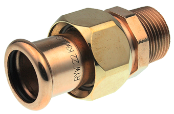 VSH XPress koper 3 delige overgang buitendraad 28x3/4 4805561