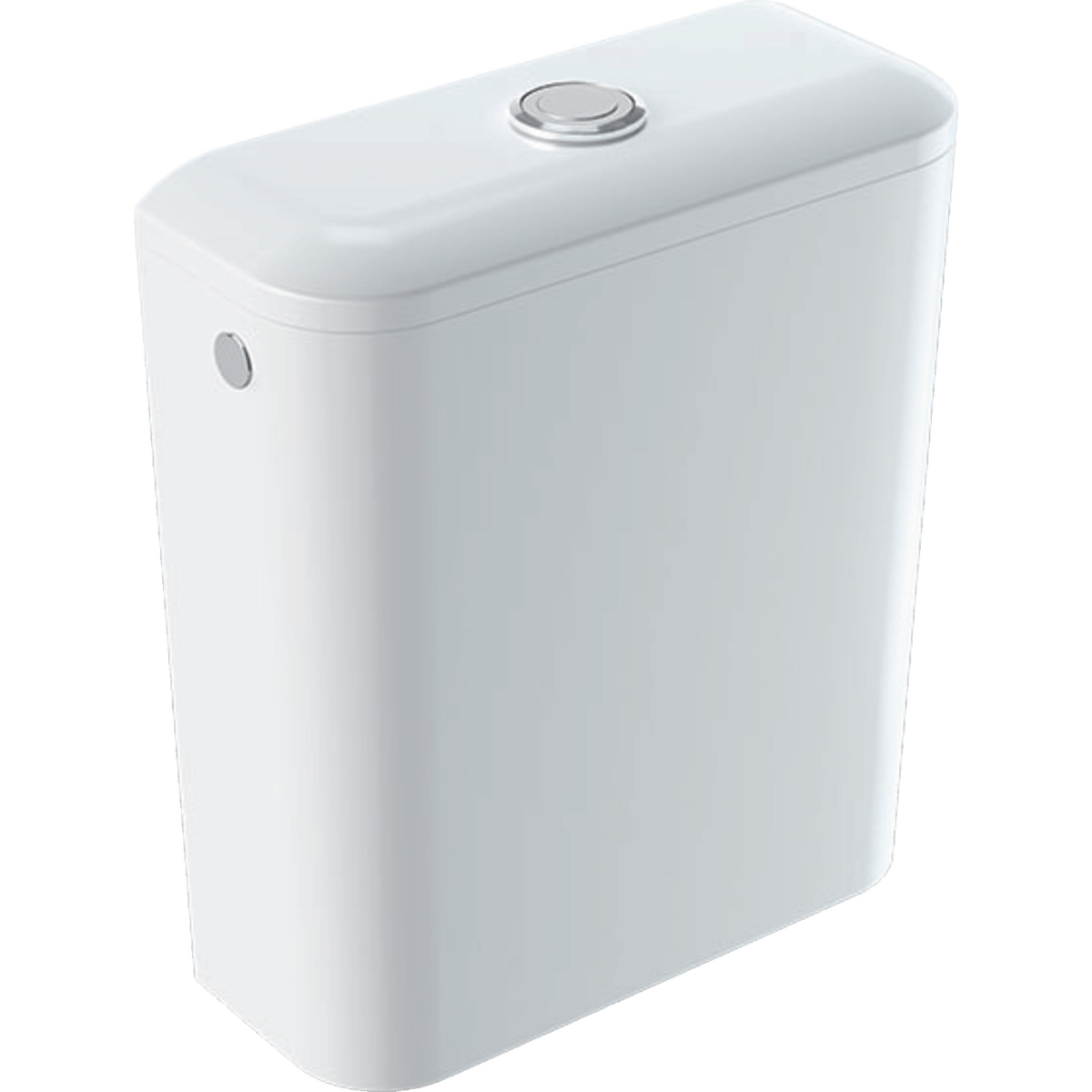 Geberit iCon Square reservoir DF wateraansl. zij/onder 228950600 Wit KeraTect