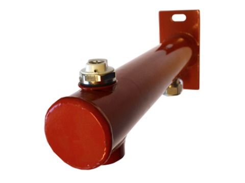 Expansievatbeugel 3-gats ROOD compleet incl. puntstuk + ontluchter