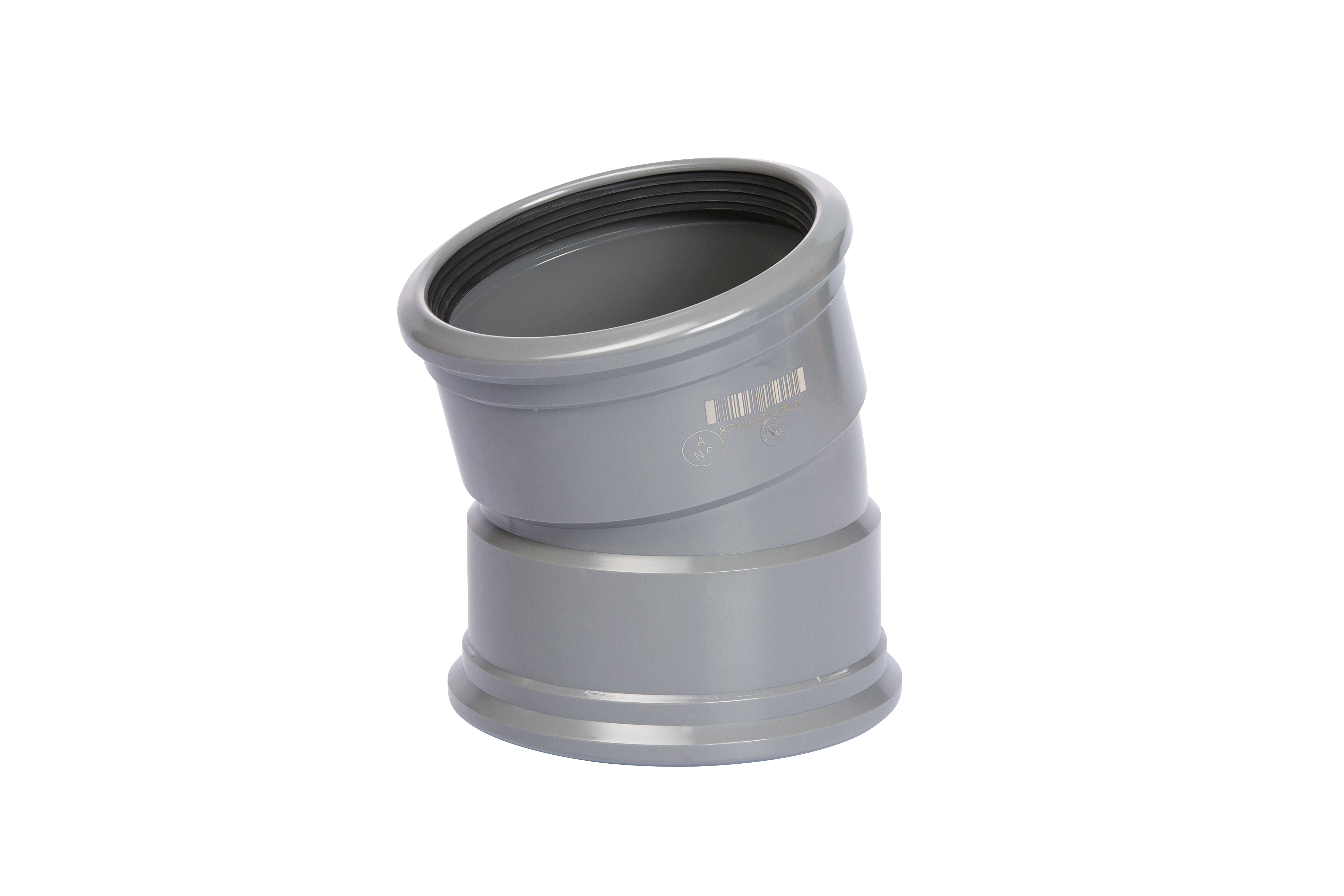 PVC manchet Bocht 110 30 graden mof/mof 1196900090