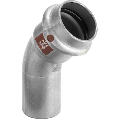 Viega Temponox bocht 45gr pers x spie 35 810009