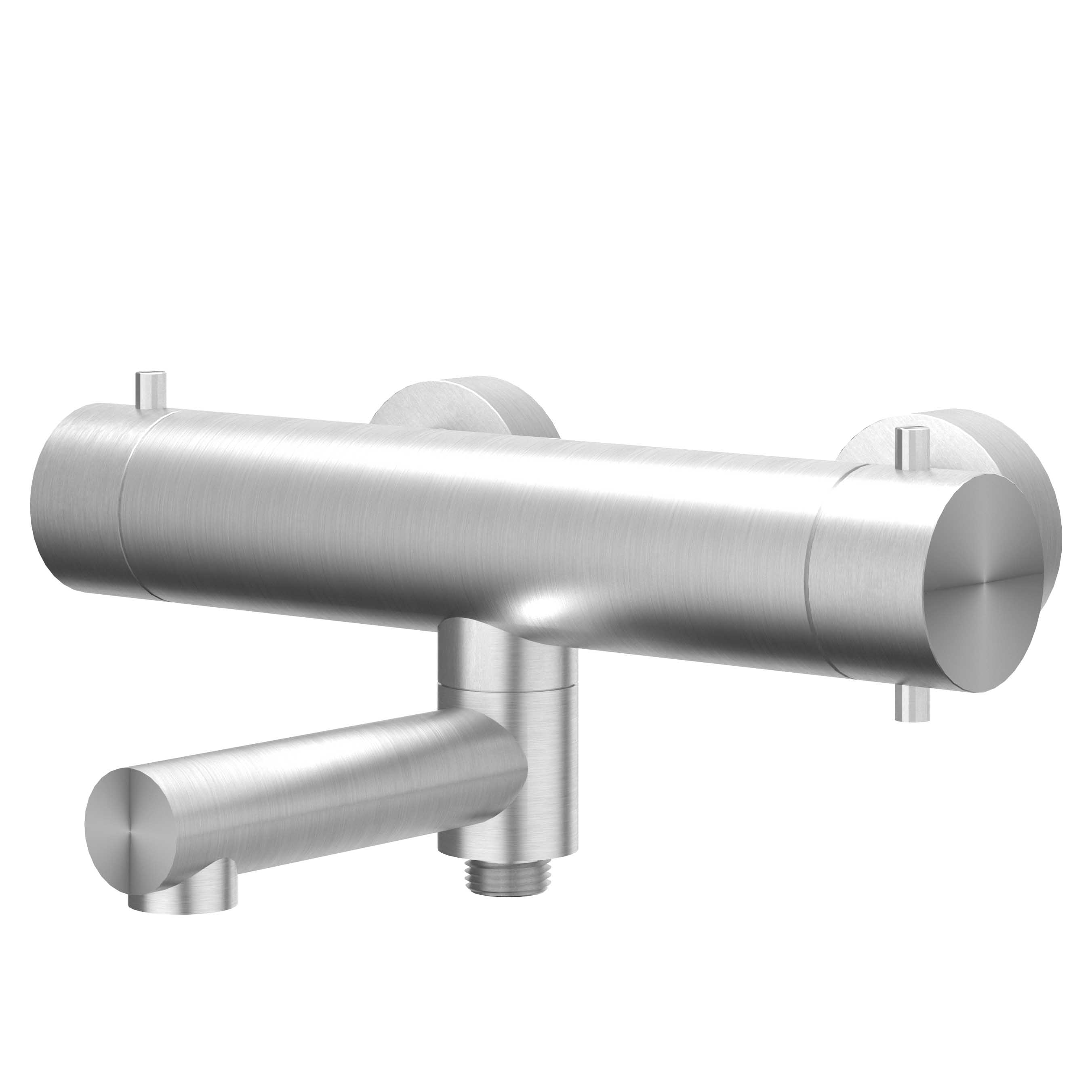 IVY Concord Badtherm.kraan opbouw m/wegdraaibare baduitloop m/omstel 6301011 RVS316 gebr.