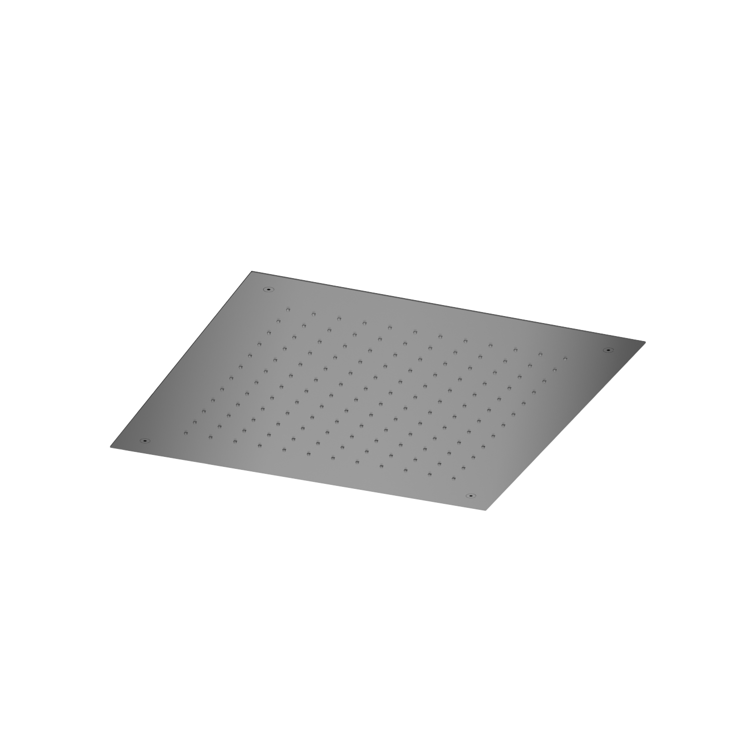 Hotbath Mate inbouw hoofdd. 50x50 cm M111PBP Gepolijst Zwart PVD