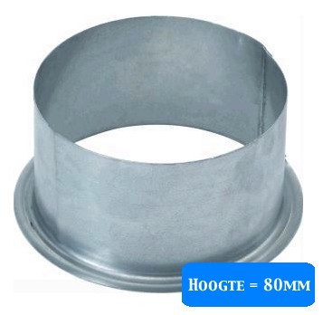 Platte tuit H=80mm 125mm 0740092K