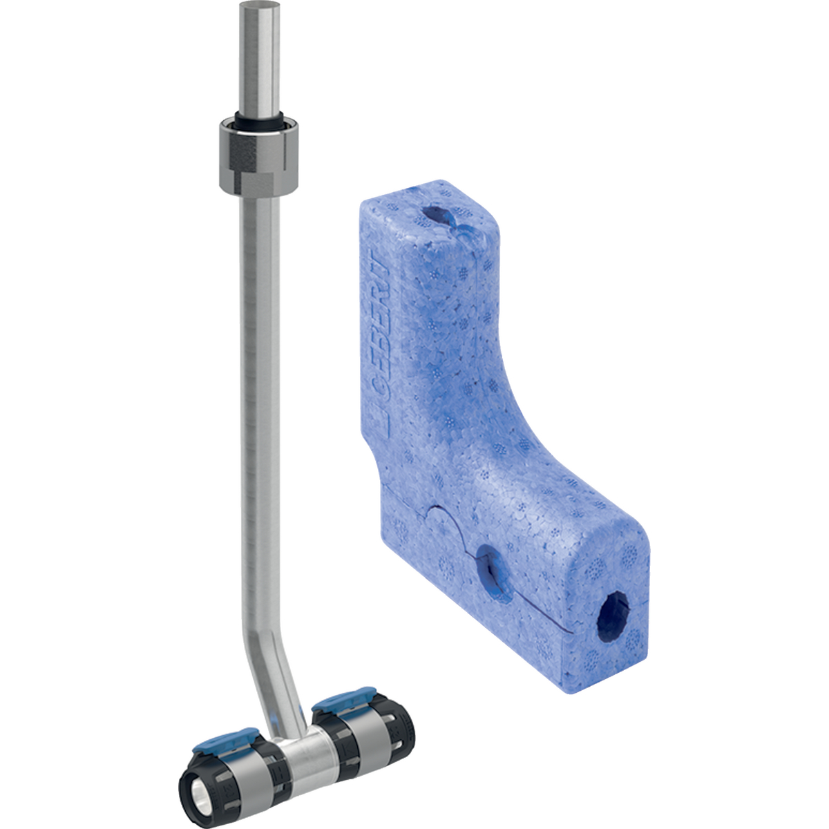 Geberit FlowFit radiatoraansl. T-stuk vernik. met Eu 16-15 3/4 619.420.22.1