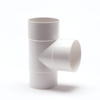 HWA T stuk 100 90 graden vse wit 1195001043