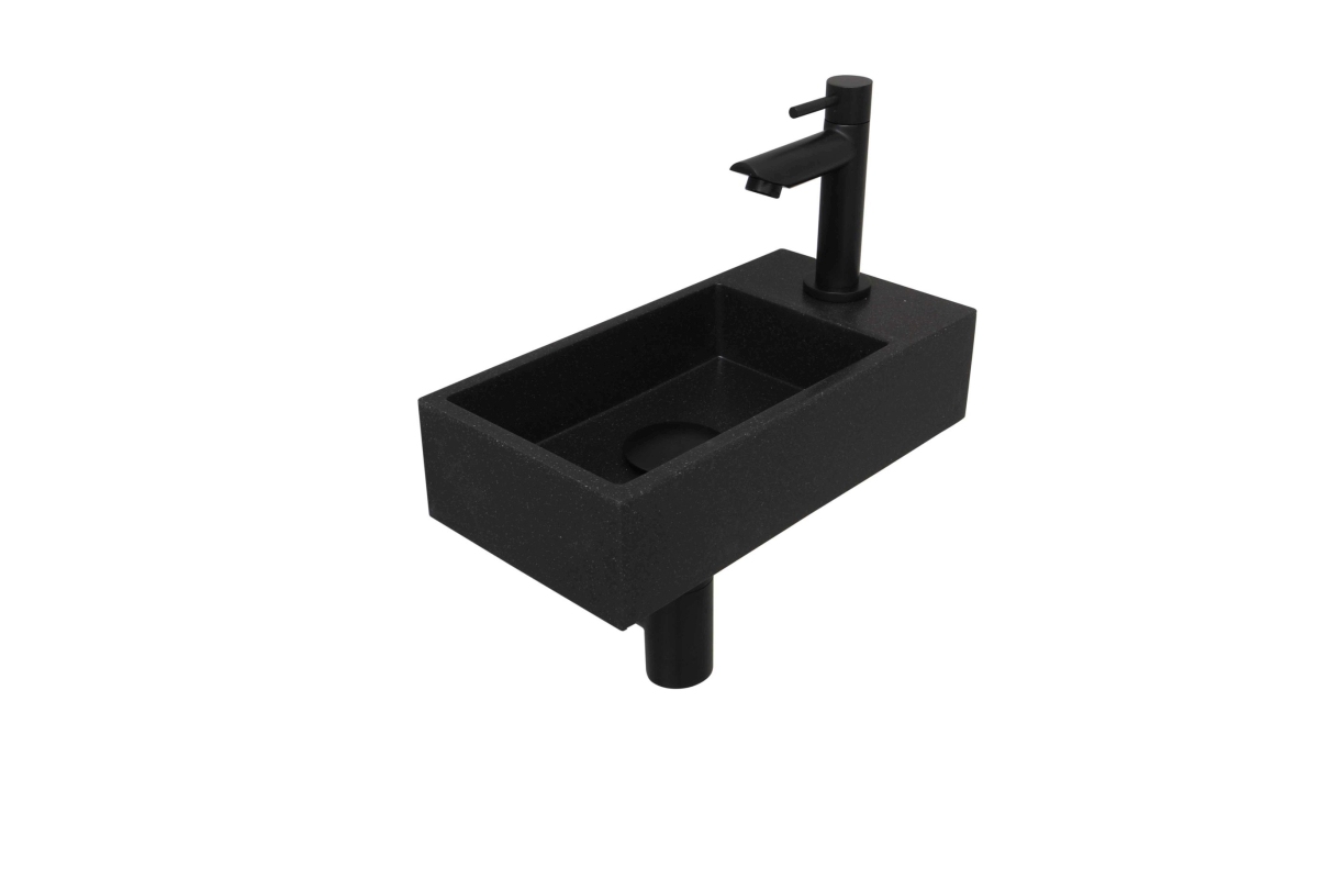 INK Versus Fonteinpack Quartz rechts 1805139 Quartz zwart/mat zwart H90xB360xD180