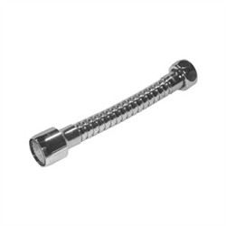 Kraanslang m. schuimstraalvormer 1/2 chroom