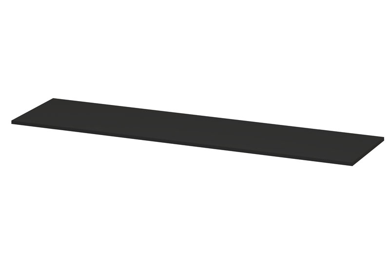 INK Topdeck 45 Afdekplaat t.b.v. onderk. gelakt 1240226 Mat zwart H20xB1800xD450