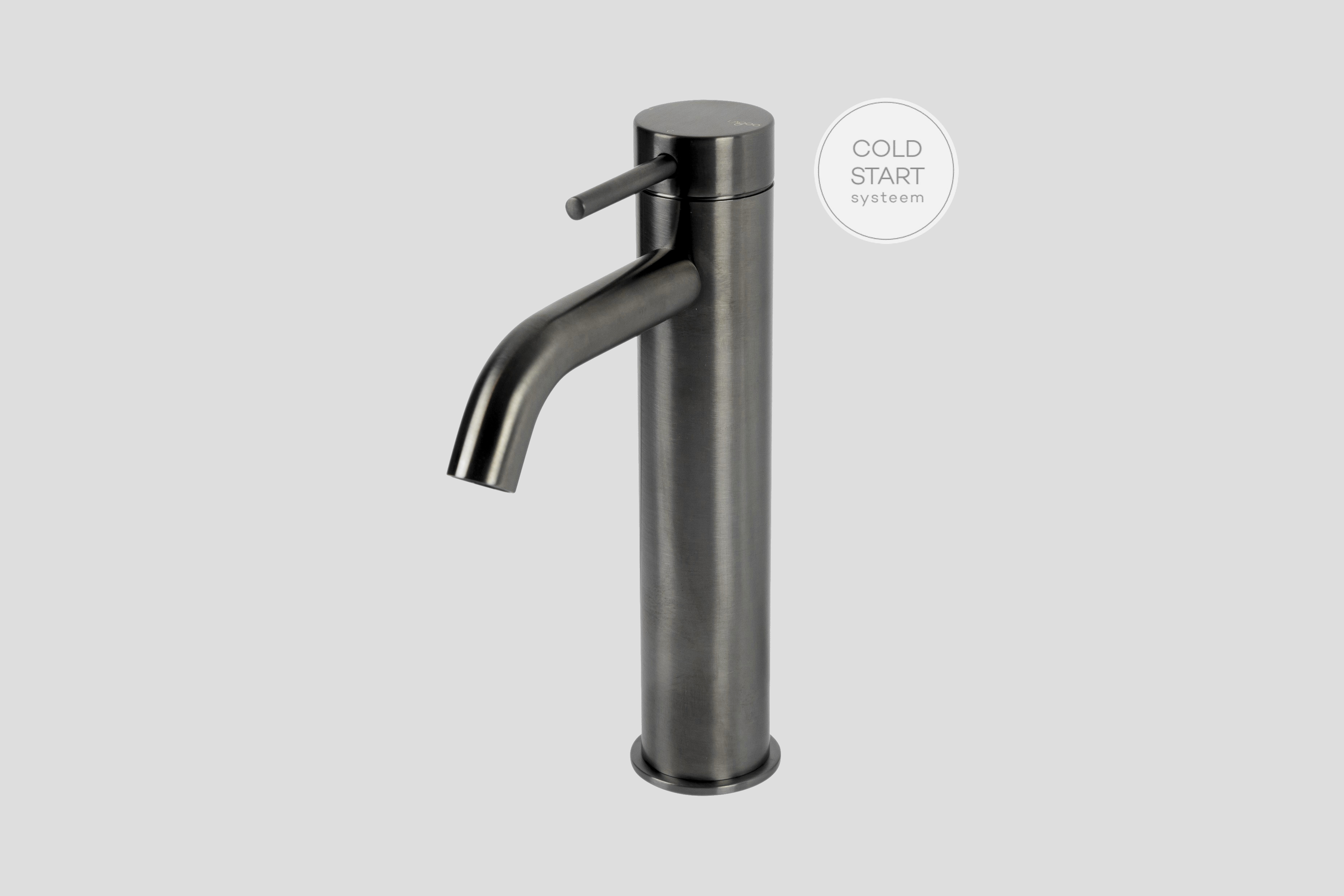 Lagoo Garda wastafelmengkraan medium G1102GM Brushed Gun Metal PVD