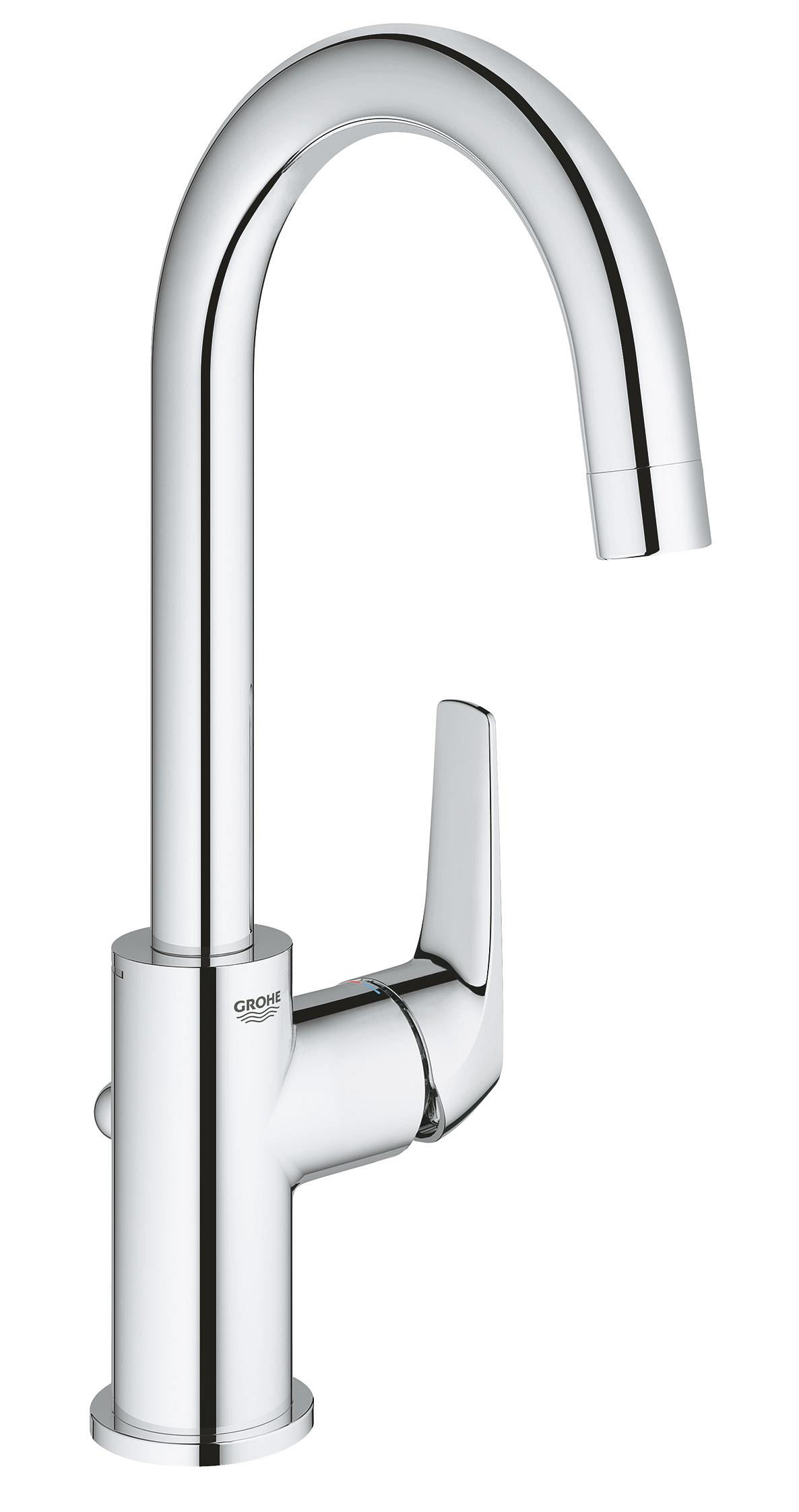Grohe Bauflow L-Size wastafelmengkraan met waste 23753000