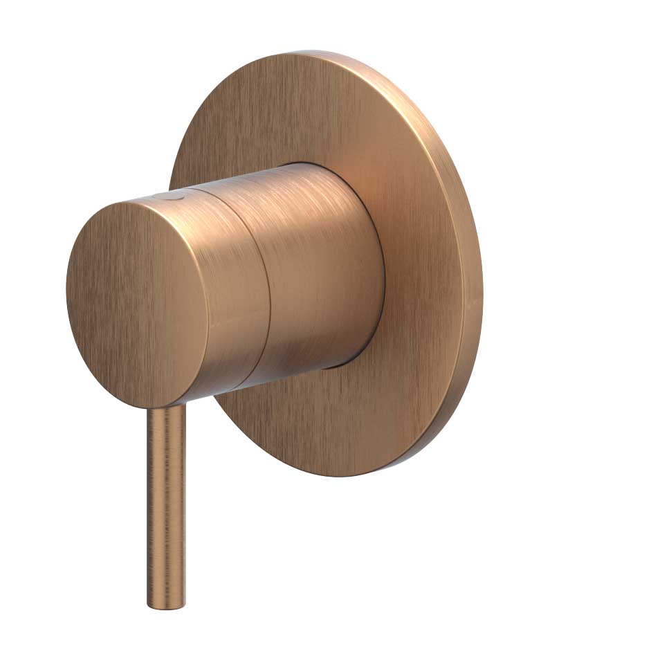 IVY Bond Afbouwdeel inbouw 2-weg stop-omstel 6201105 gebr. mat koper PVD