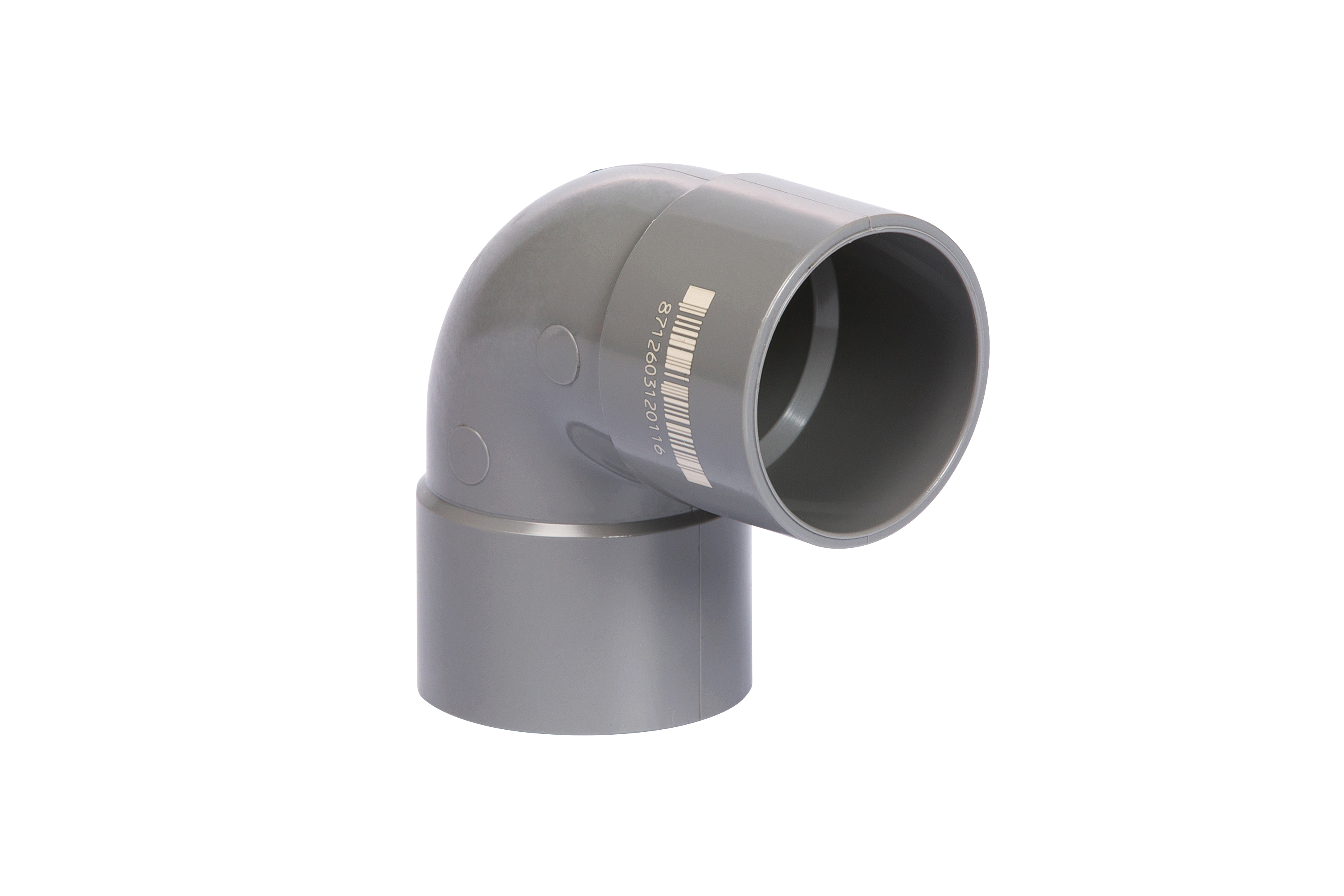 PVC lijm Bocht 160 90 graden  mof/mof 1196900577