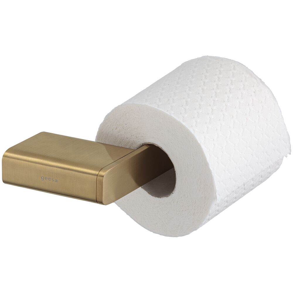 Geesa Shift toiletrolhouder zonder klep goud geb. (rechts) 919909-07-R
