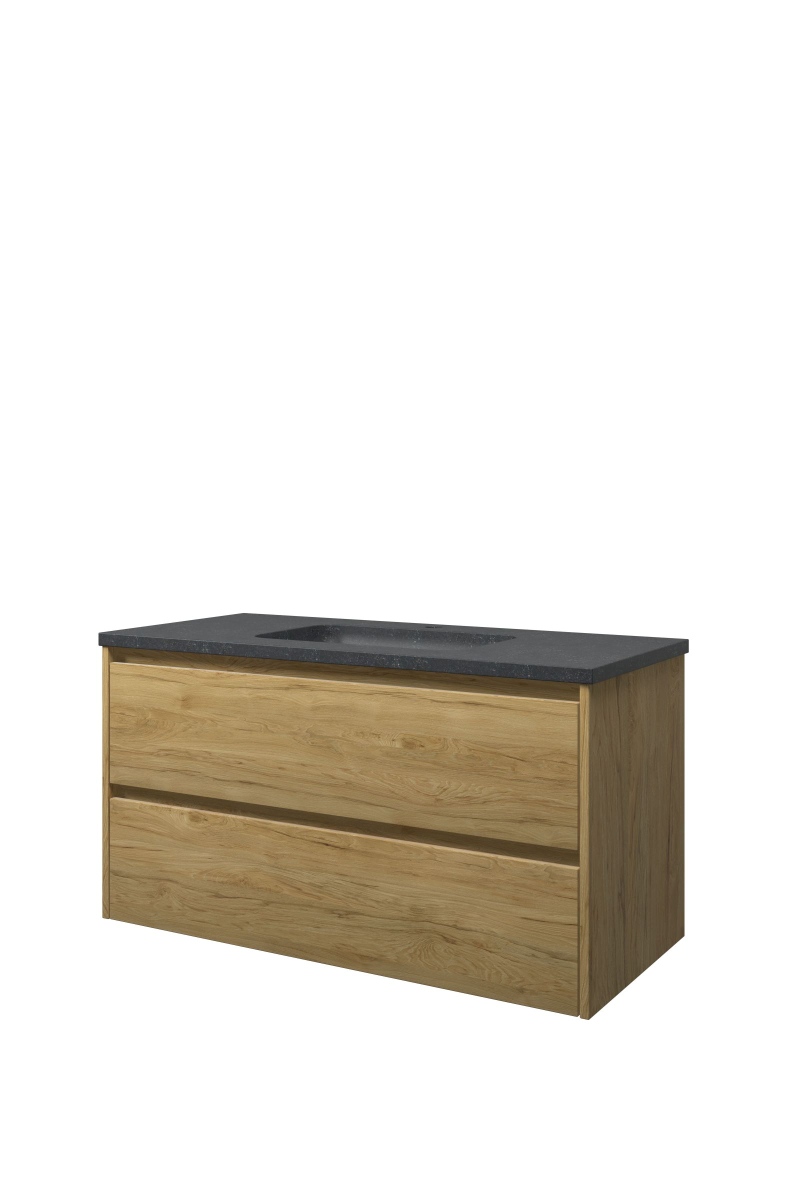 Proline set hardsteen Elegant wast. met 1 krgt. en onderk. sym. 1815752 Ideal oak/Blue stone H545xB1000xD460