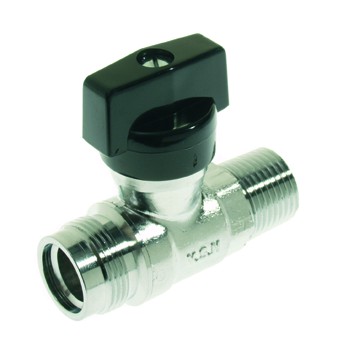 VSH chroom gaskogelkraan buitendraad 1/2xM24 recht