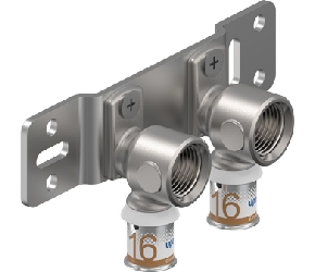 Uponor S Press Plus montageplaat met muurplaten 50 16x1/2 1070684