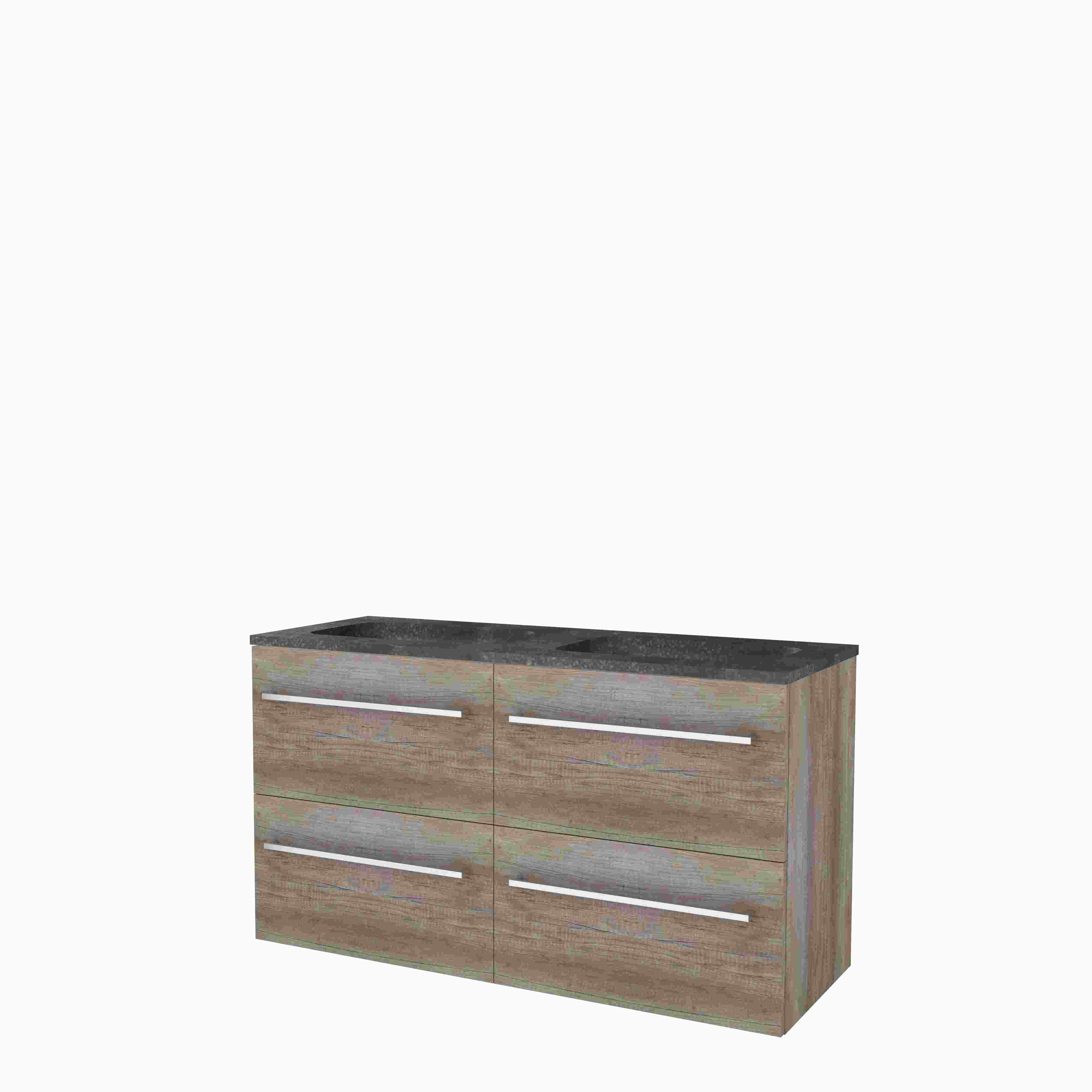 Basic Start 46 onderk. m. gr. incl. 4 la + hardst. wast. z. krgt. B1200xD460 Scotch Oak / 1813236