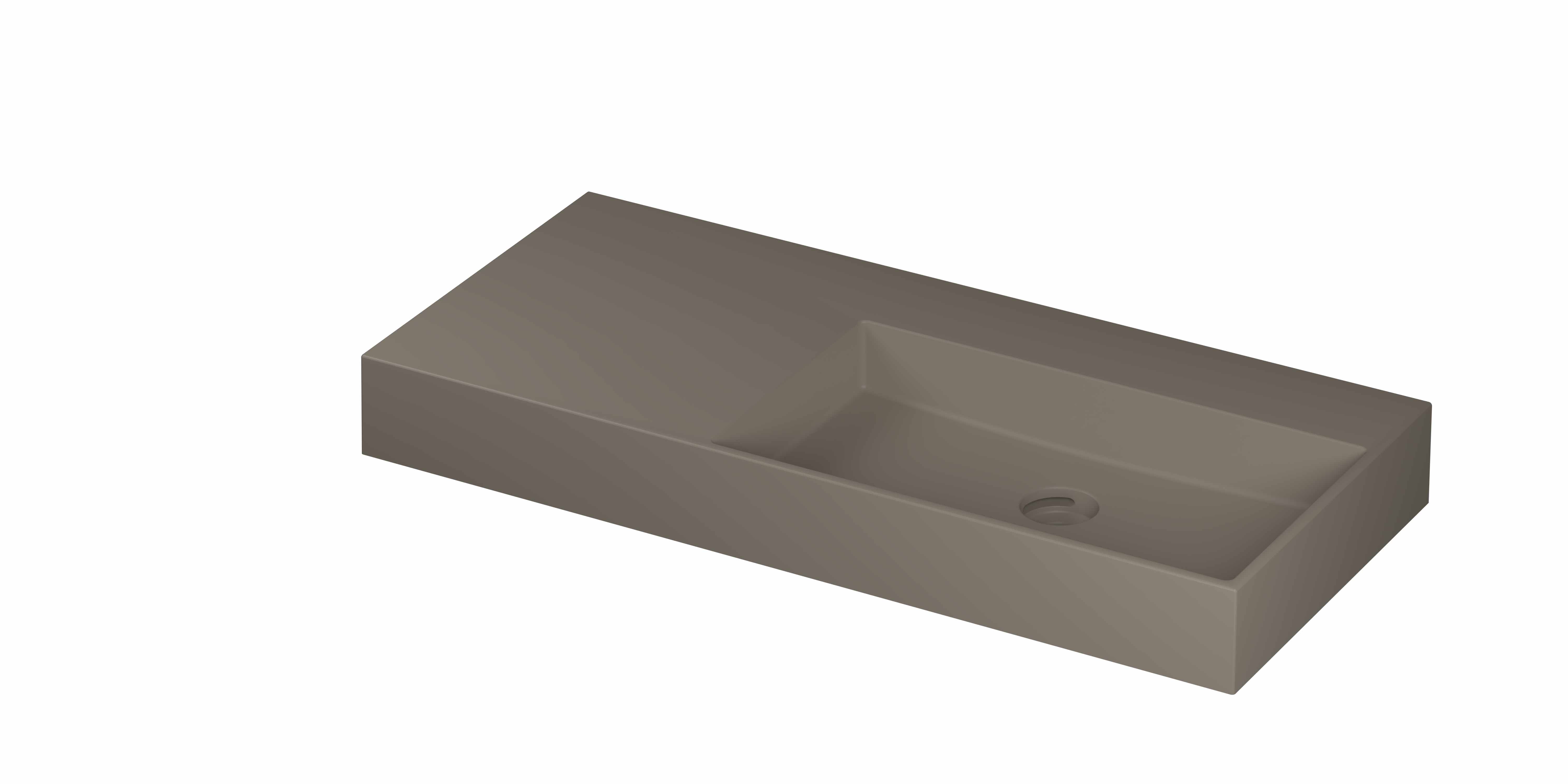 INK United wast. porselein rechts z. krgt. incl. keram. click plug en verb. overl. syst. 0206423 Mat basento 1000x450x110