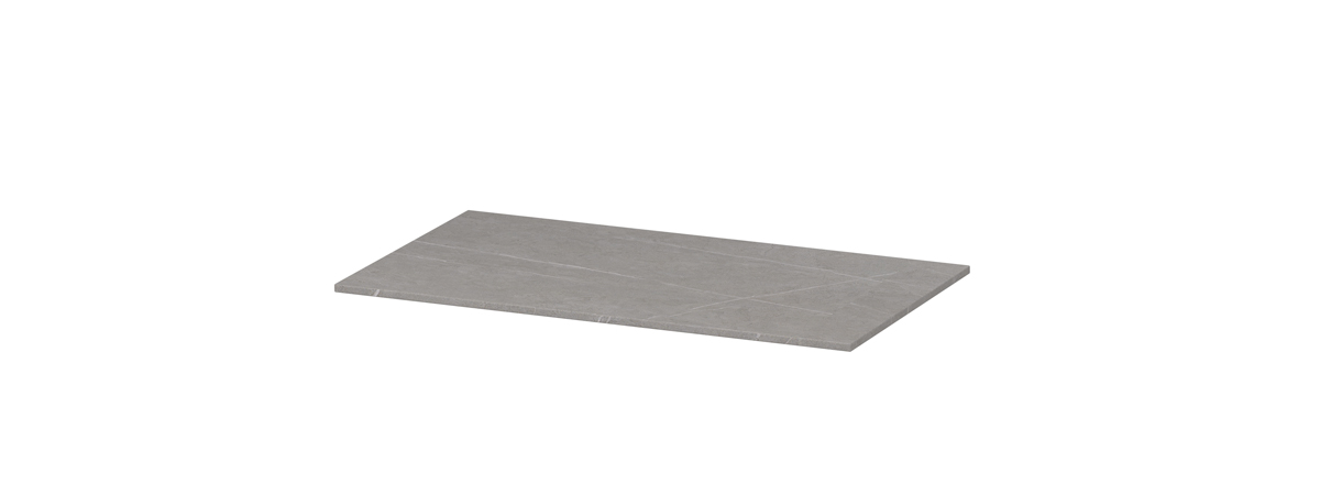INK Afdekplaat van keramische slab zonder uitsparing H10xB800xD450 Armani grey mat / 210211