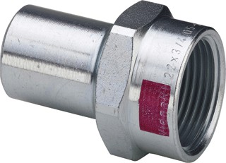 Viega Prestabo Schroefbus insteek 22x1/2 559168