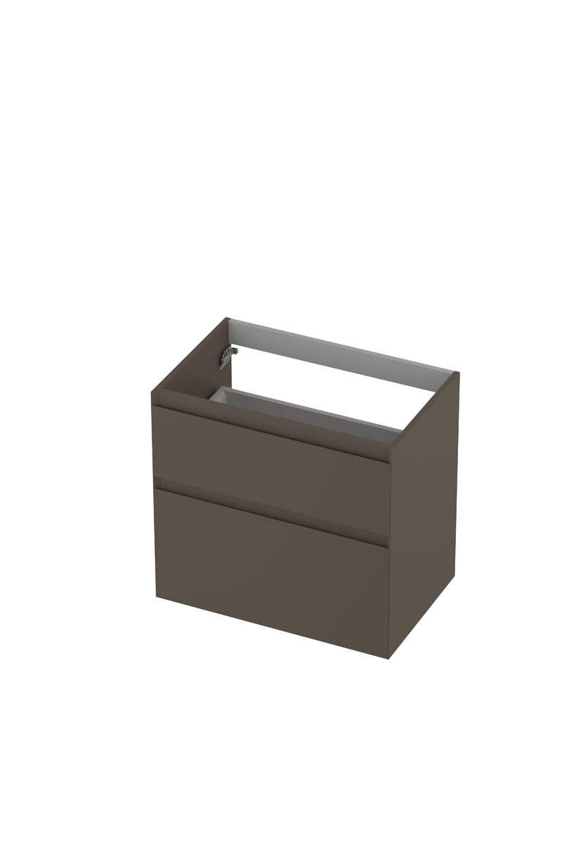 INK onderk. 2 la GL gelakt 45gr a-symm. H700xB450xD650 Mat taupe / 1240815