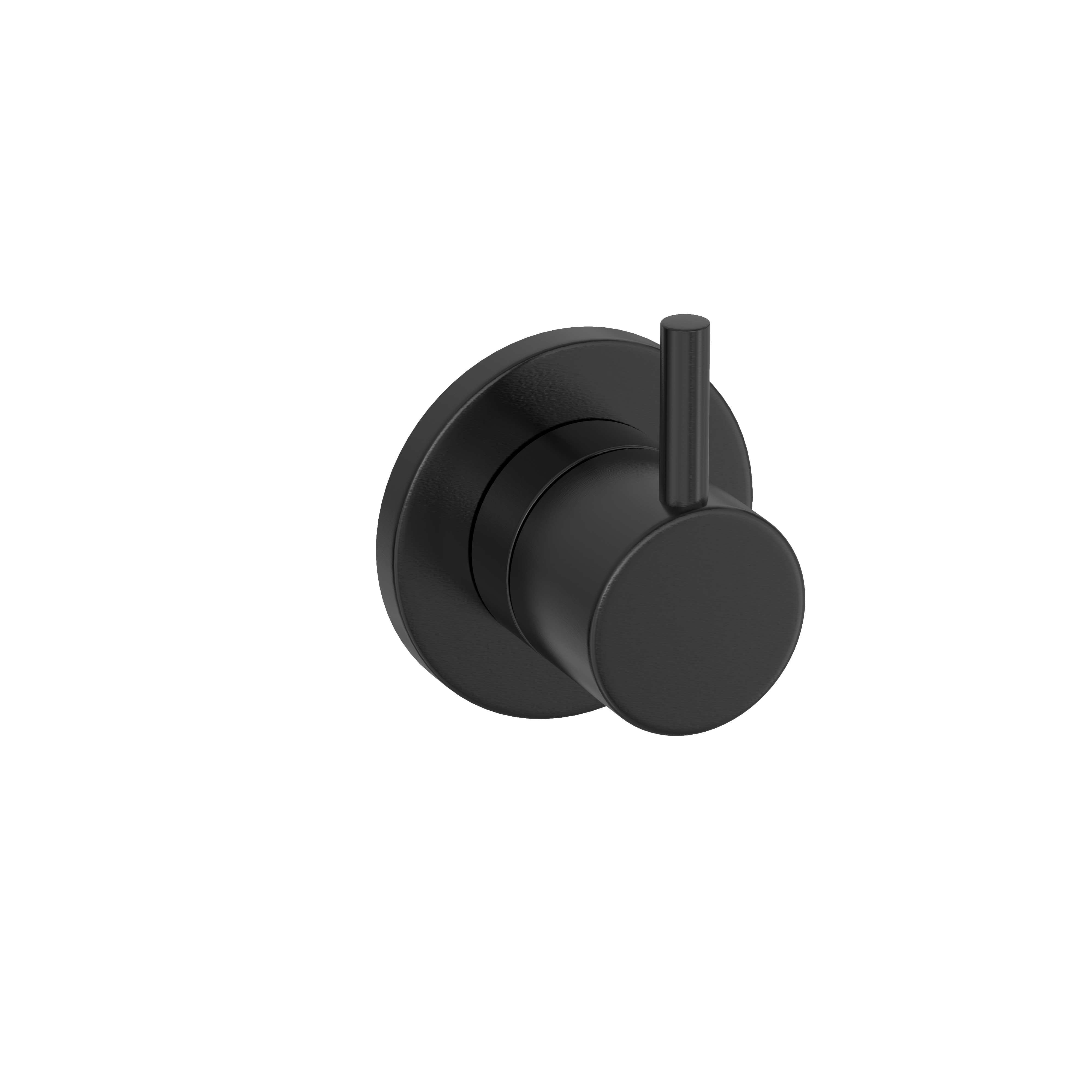 Hotbath Cobber afbouwdeel inbouw douchemengkraan CB131EXTMBP Geborsteld zwart PVD