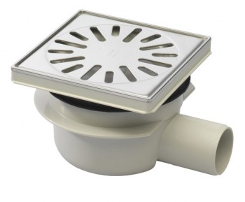 Aquaberg ABS put m/RVS rooster zij-uitlaat verstelbaar vert-hor 4616146R-316