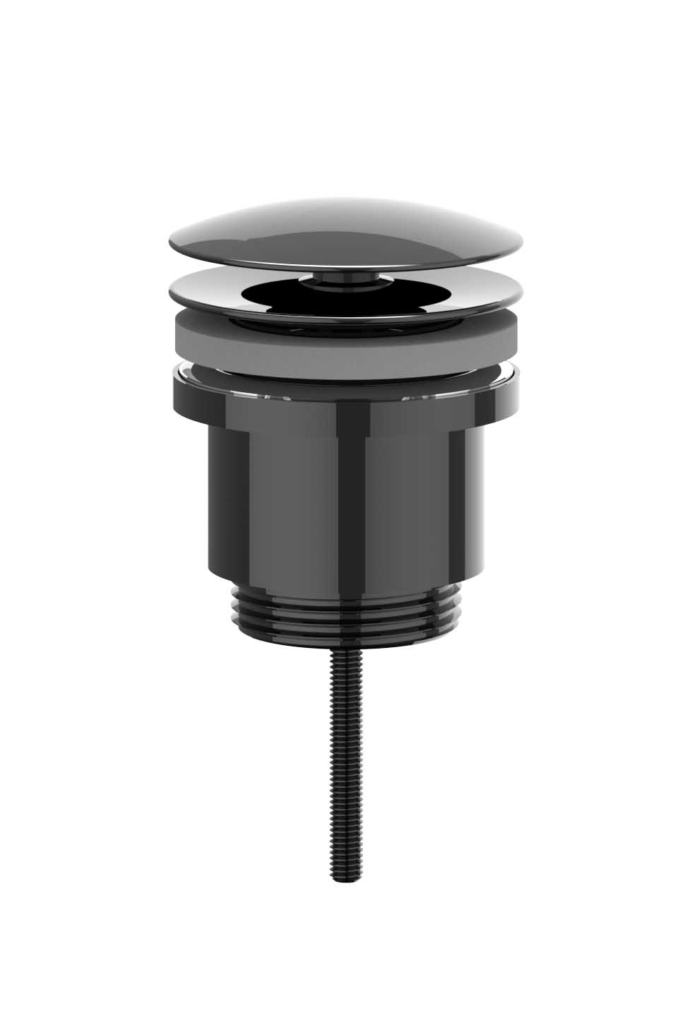 IVY Toebehoren Design plug always open 6901707 Zwart chroom PVD