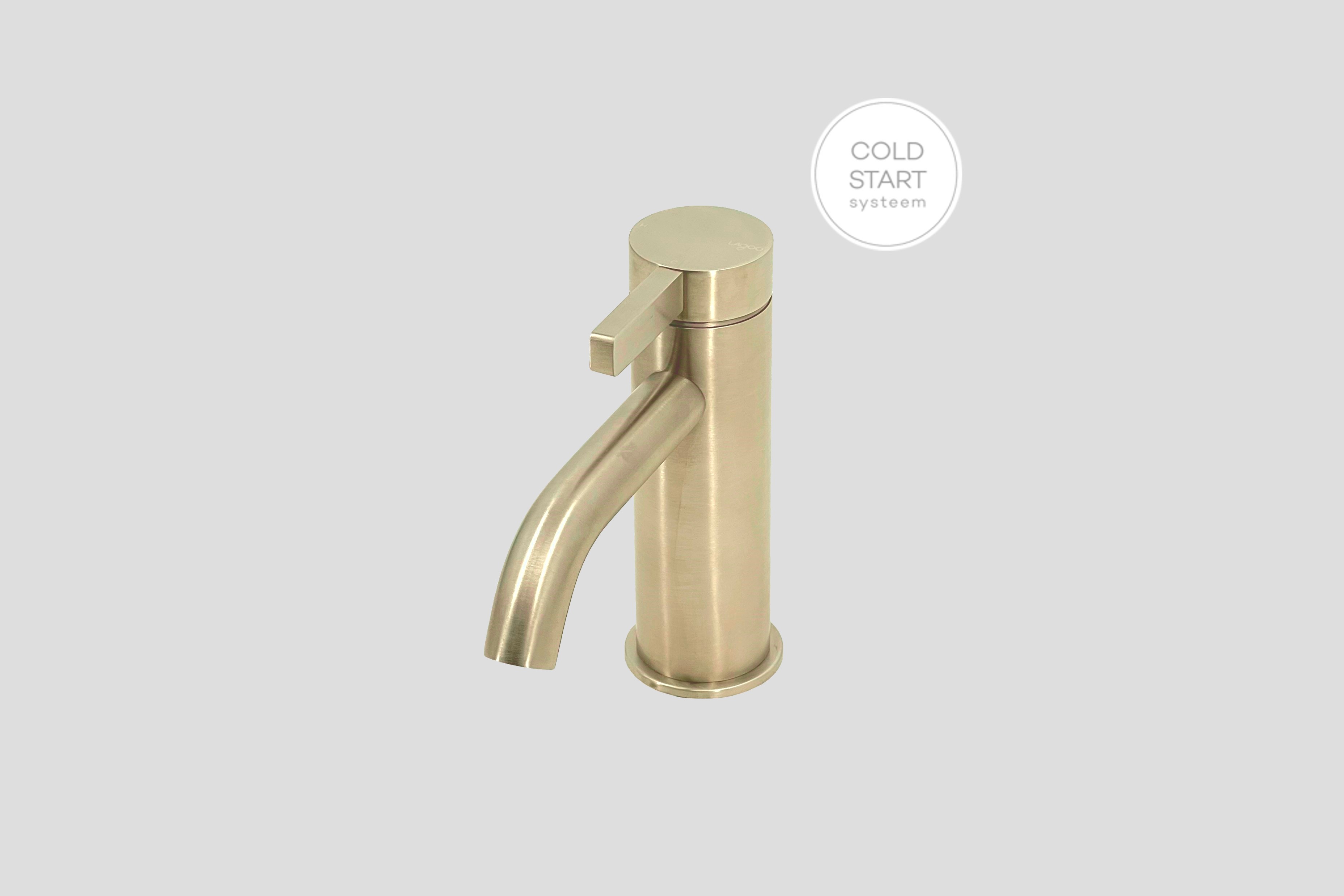 Lagoo Como Wastafelmengkraan regular CM1100PG Brushed Champagne PVD