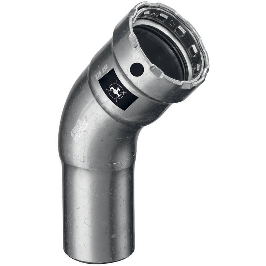 Viega Megapress Bocht 1x press 45gr. 2 694746