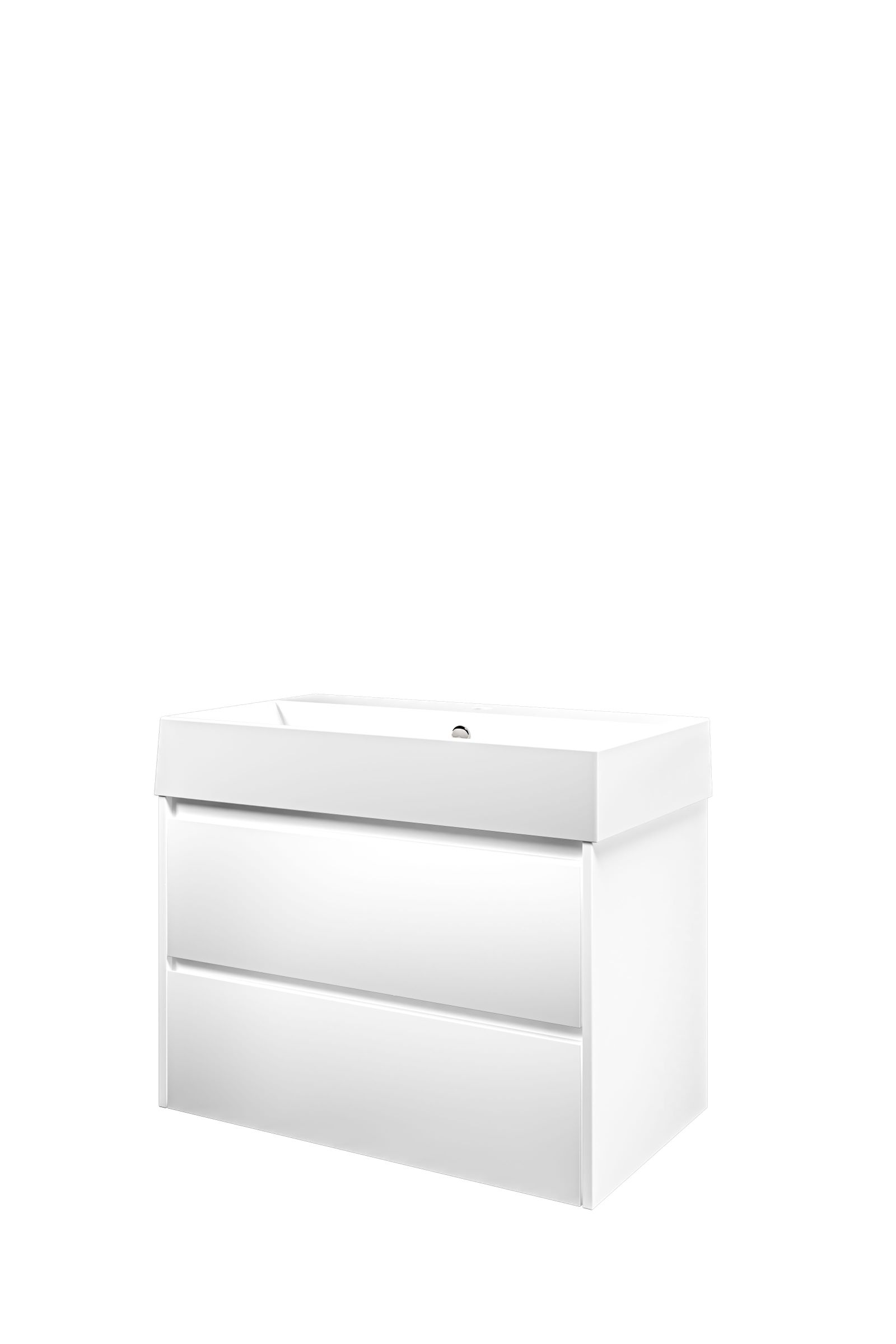 Proline set porselein Loft wast. met 1 krgt. en onderk. sym. 1815435 Mat wit/Glans wit H620xB800xD460