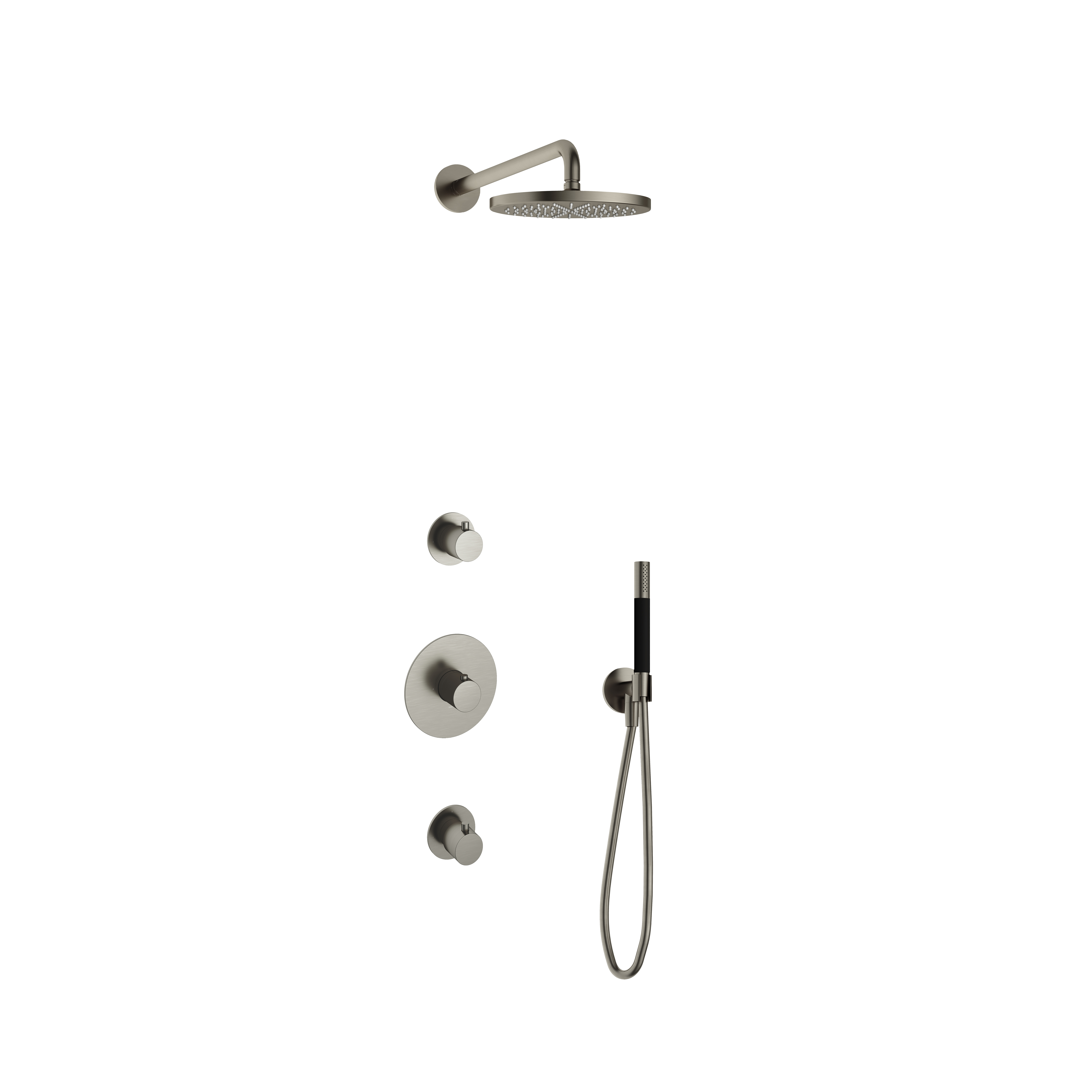 Hotbath  IBS20 therm. 2-weg-omstel glijstang IBS20GN7 Geborsteld Nikkel