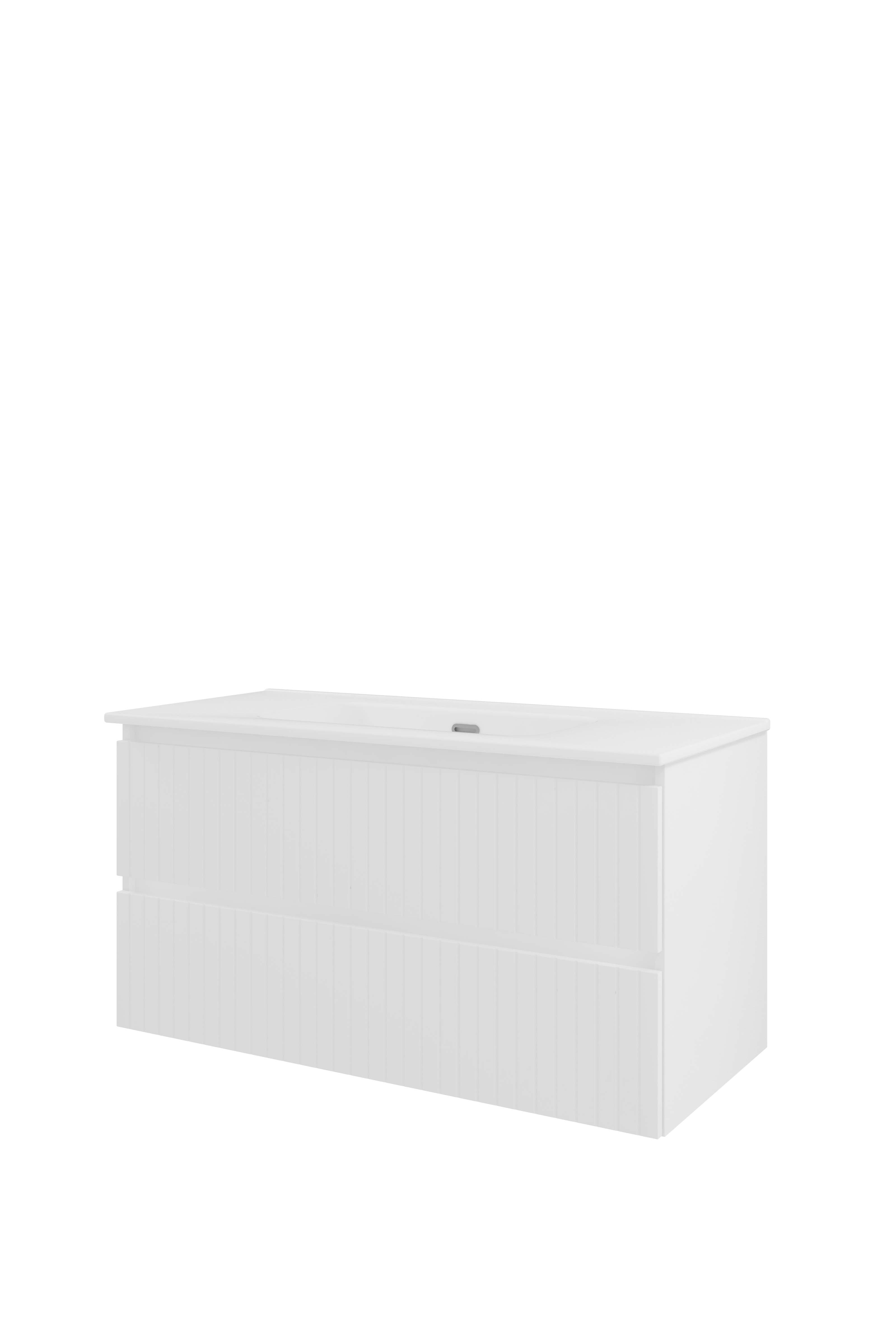 Proline Set porselein Elegant wast. z. krgt. en onderkast sym. gefr. 1818045 Mat wit/Glans wit 1000x460x540