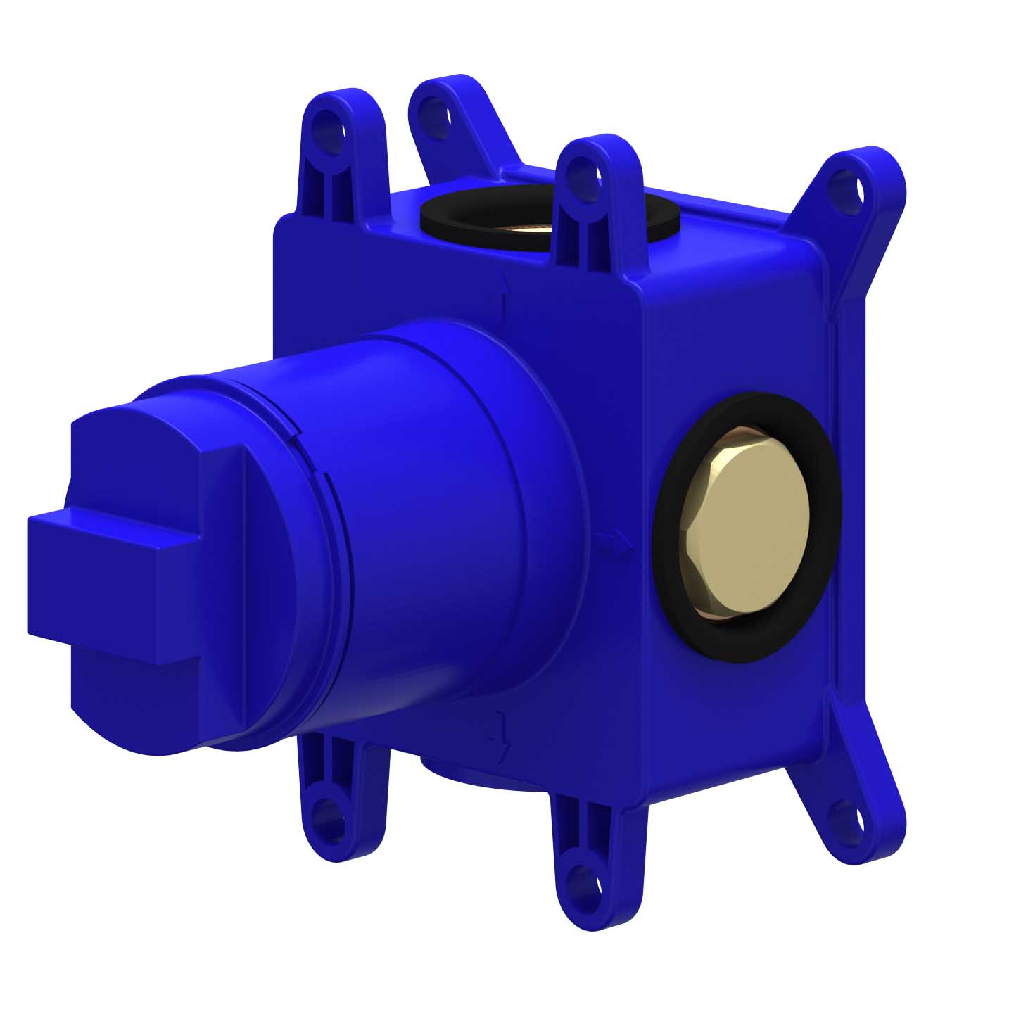 IVY Inbouwbox t.b.v. 2-weg stop-omstel 6201108 Donker blauw