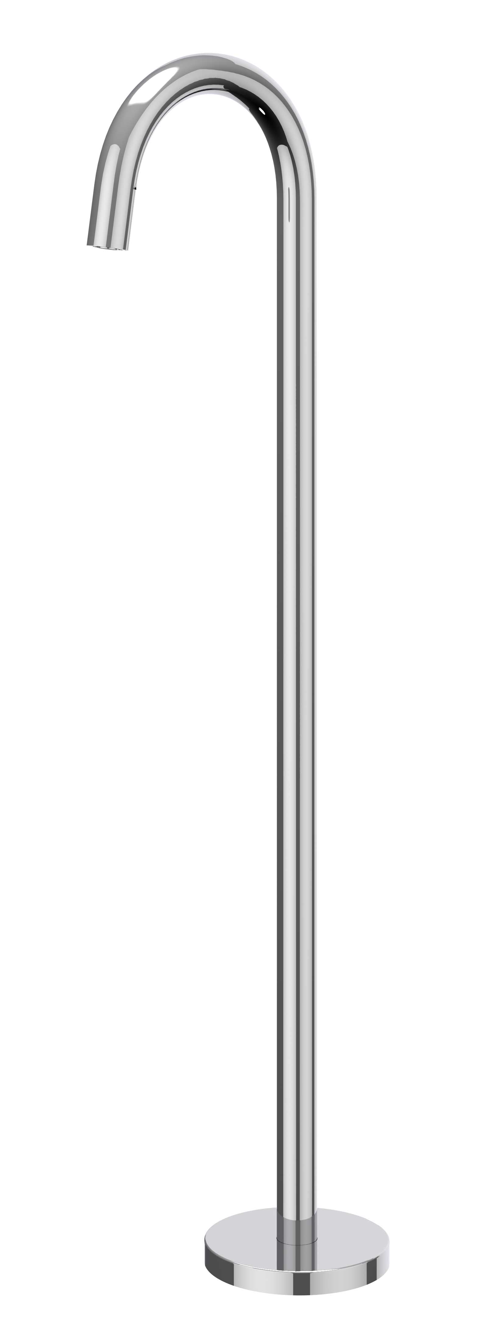 IVY Vrijstaande baduitloop 1/2 6903001 Chroom