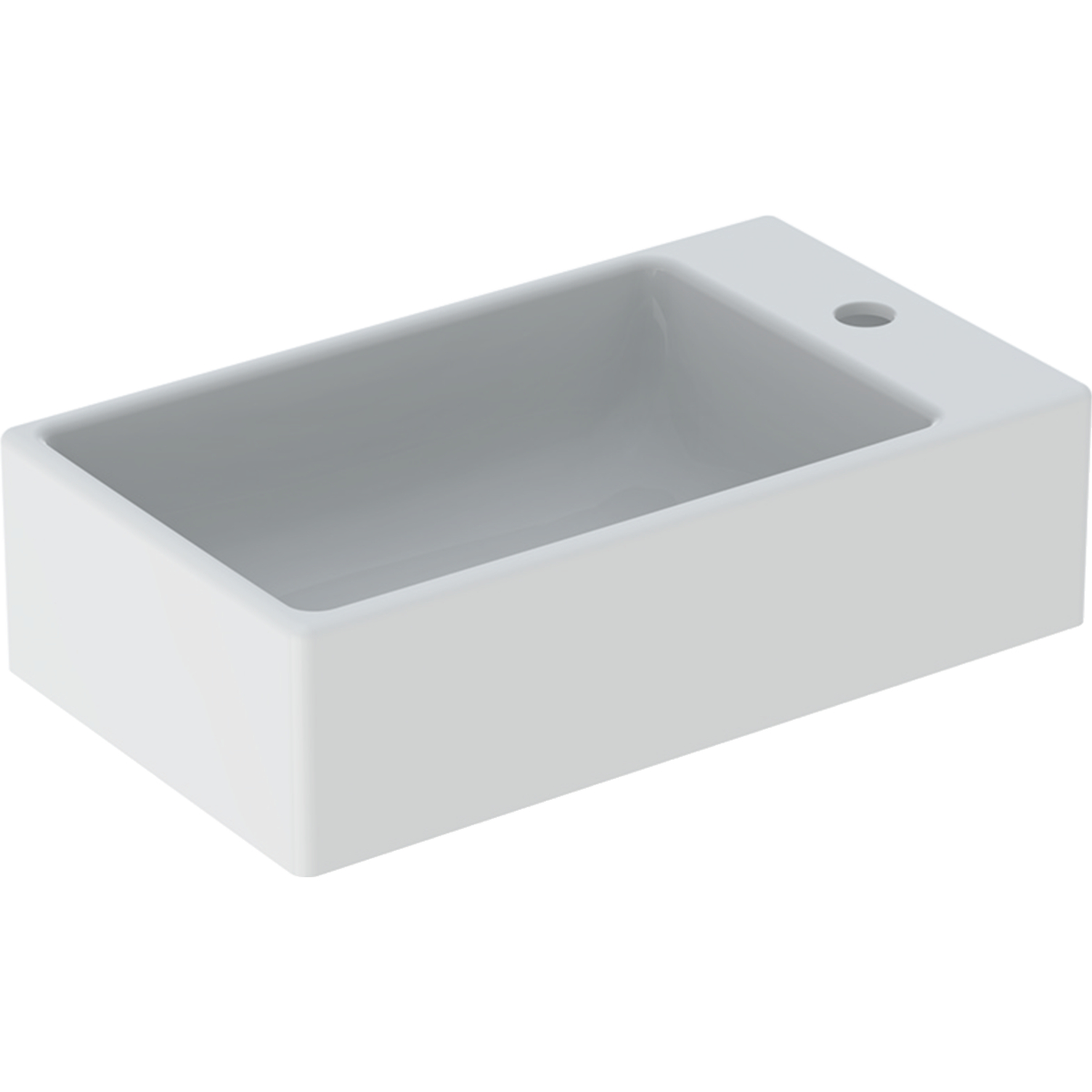 Geberit Diedro fontein 40 cm kraangat rechts zonder overloop S8448000000 wit