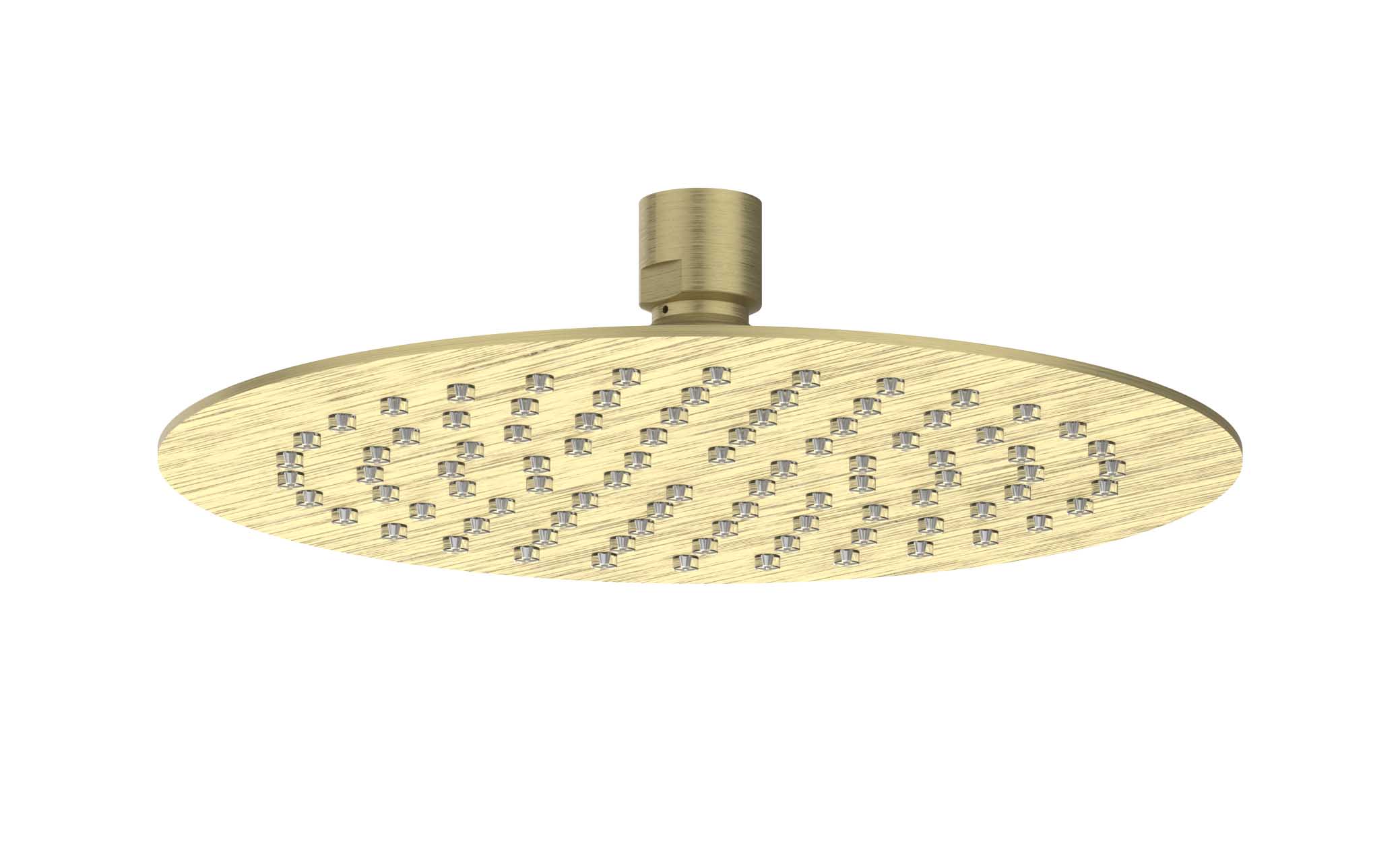 IVY Toebehoren Hoofddouche slim 20cm antikalk nozzels Eco-air 6900504 gebr. mat goud PVD